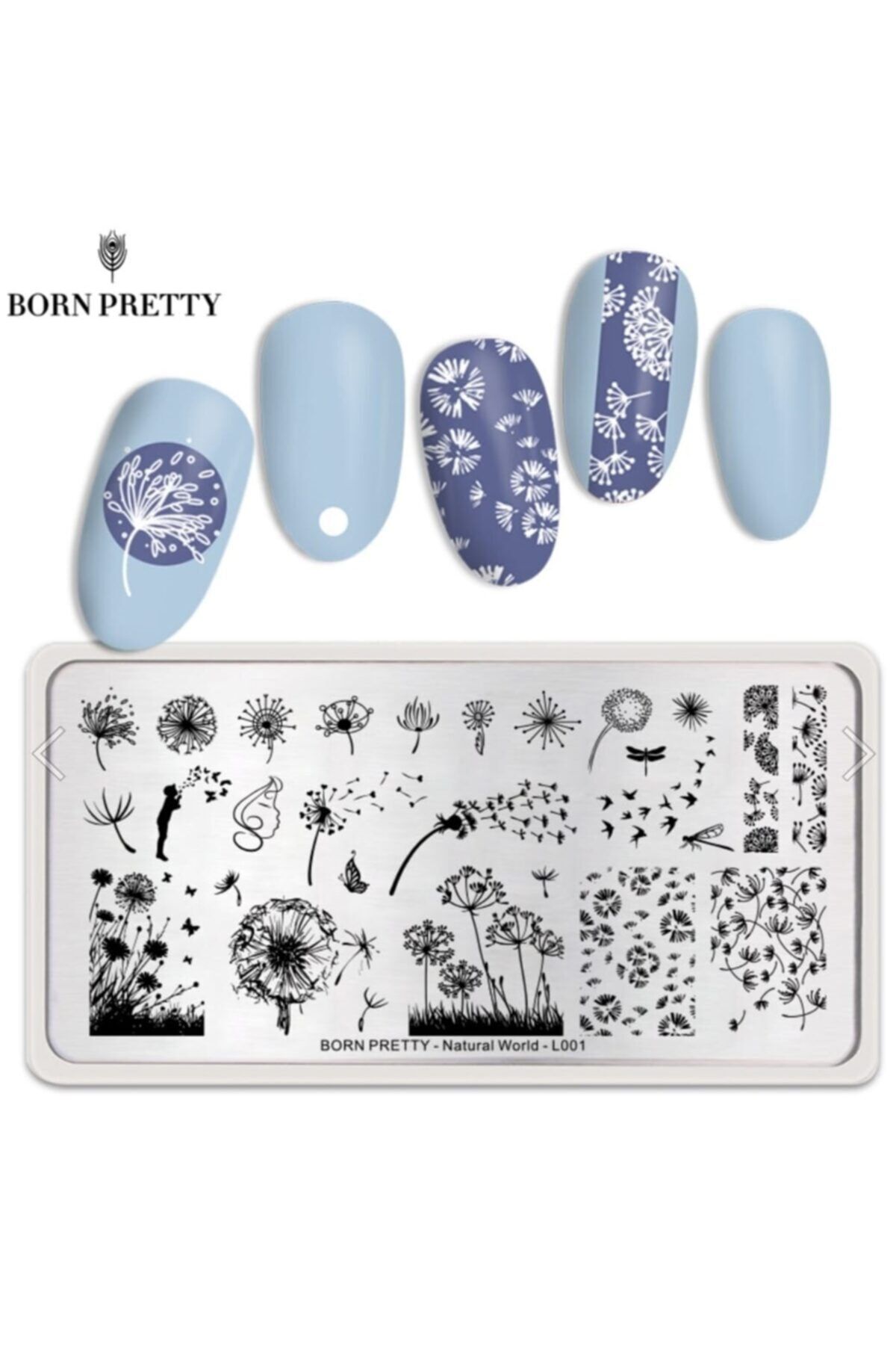Born Pretty Metal Stampa Tabakası Natural World Bp-l001 (48707)
