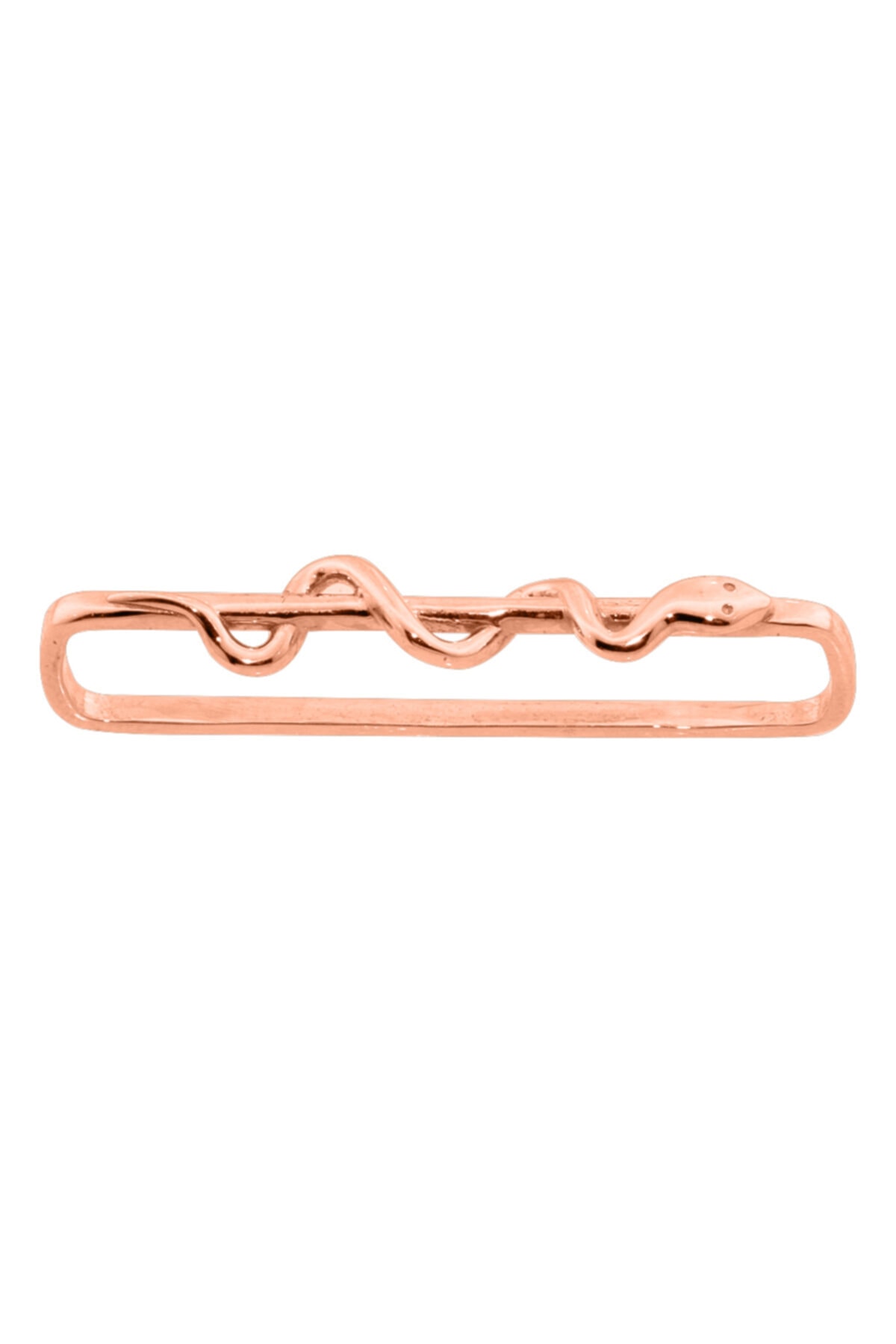 Dianora Piercing Rose Altın Yılan Industrial Earcuff