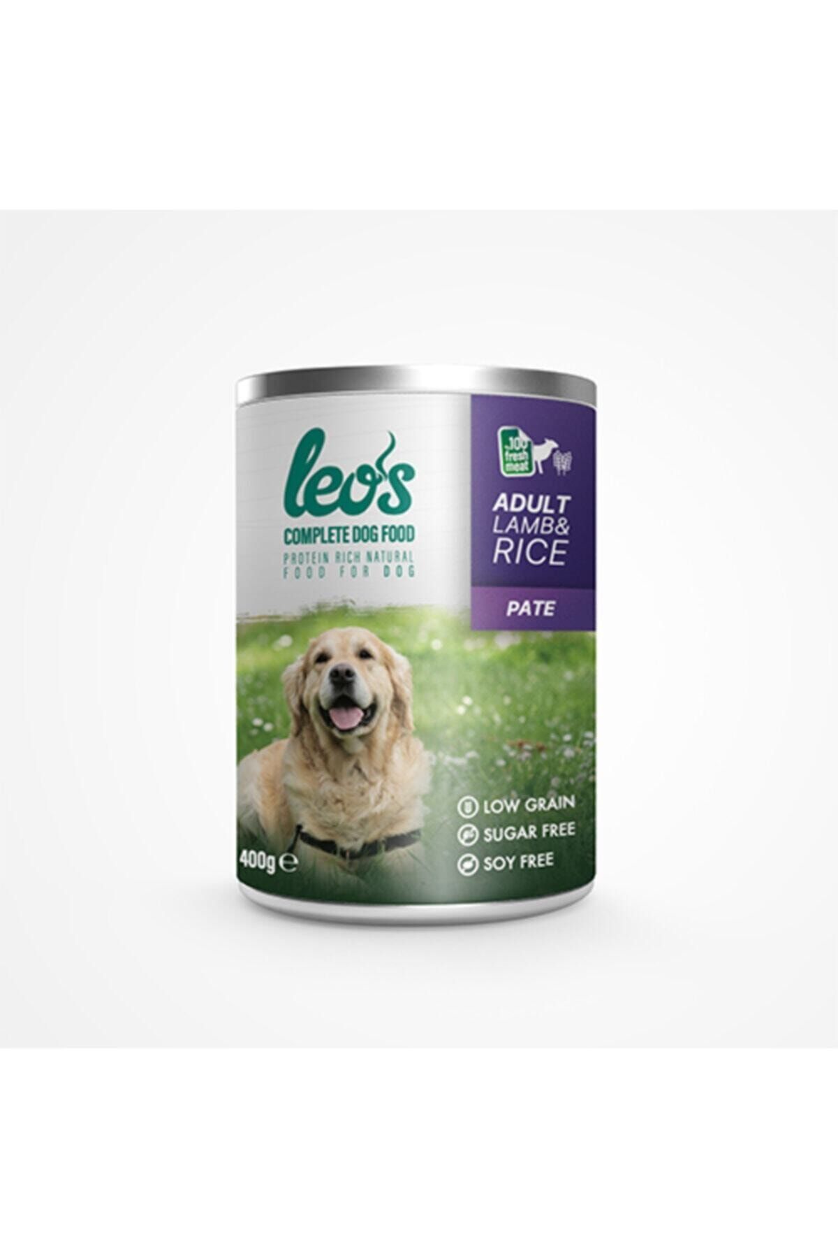 Leos Kuzu Etli Ve Pirinçli Ezme Köpek Konservesi 400 Gr