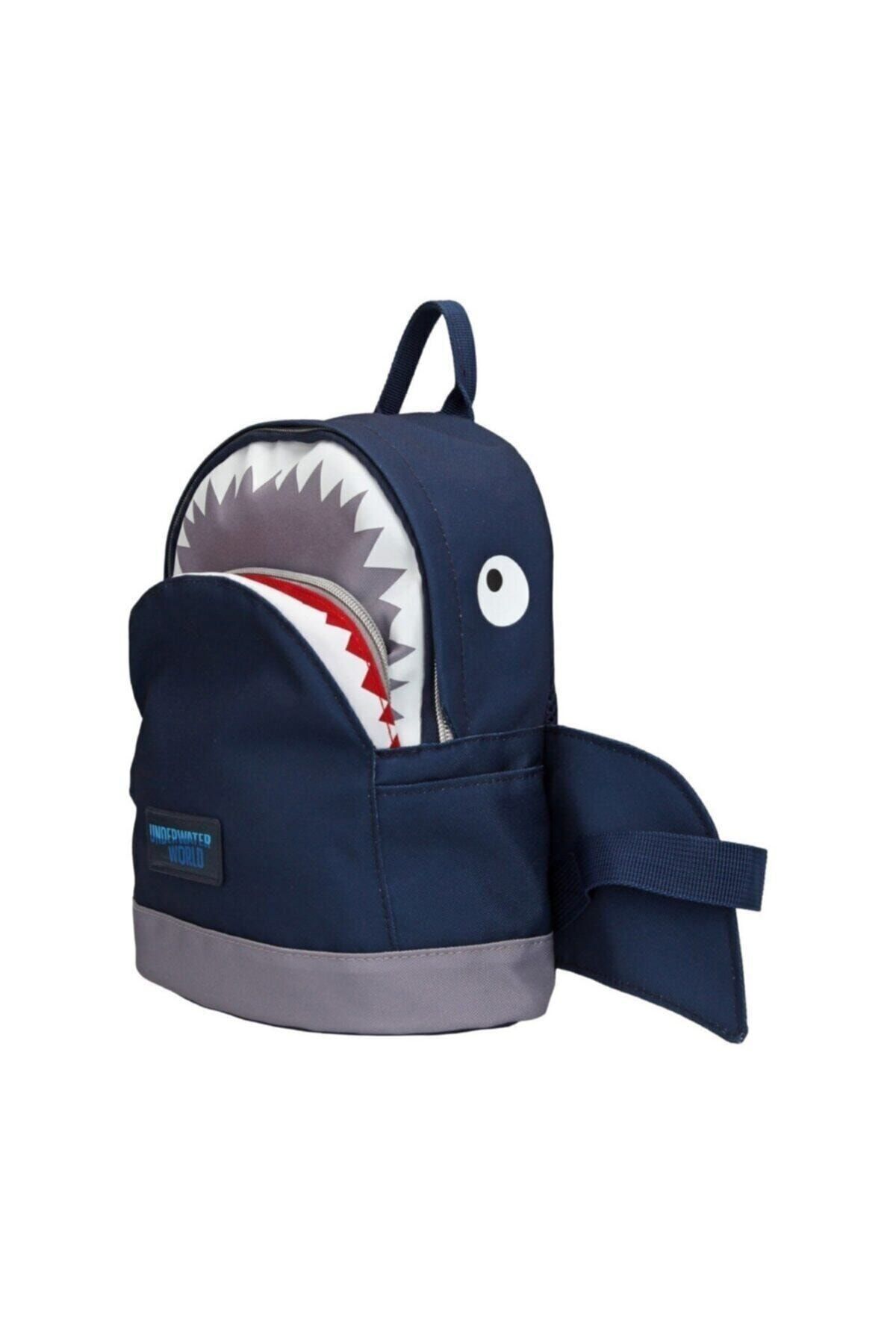 Underwater Kinetics Unisex Çocuk Lacivert Dino World Küçük Sırt Çantası