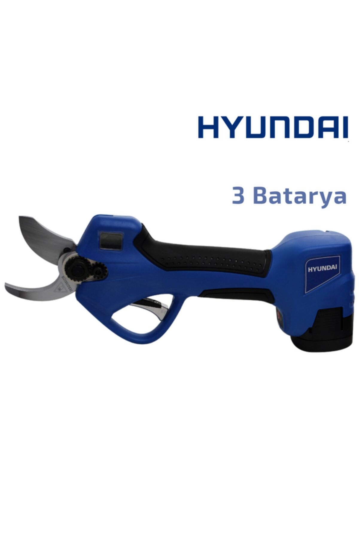 Hyundai Akülü Budama Makası Laser 3xp Bahçe Dal Budama Sensörlü