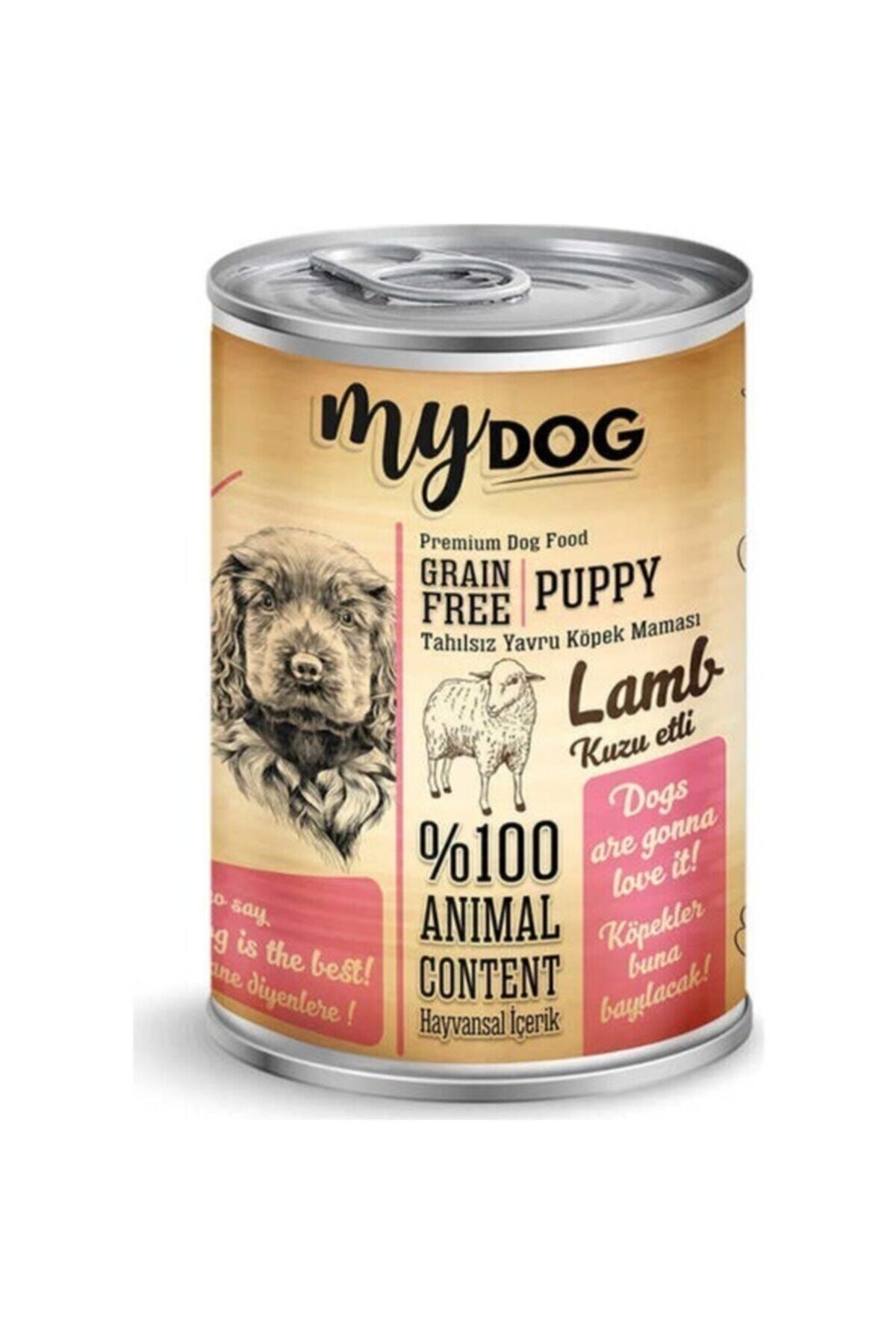 mydog 5 Adet Tahılsız Kuzu Etli Yavru Köpek Konservesi 415 Gr