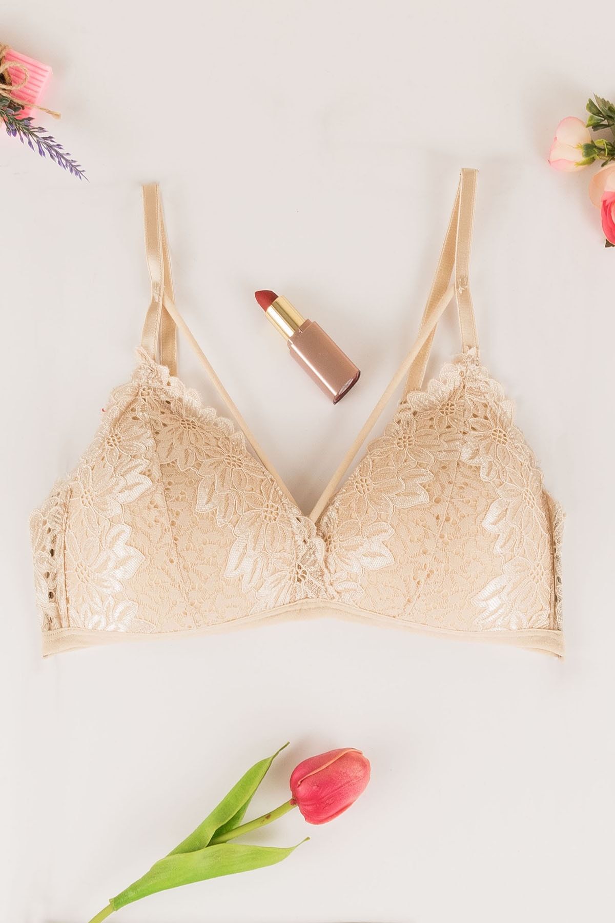 Yapıcı Underwear New Season 1210 Ten Çapraz Pedli Bralet
