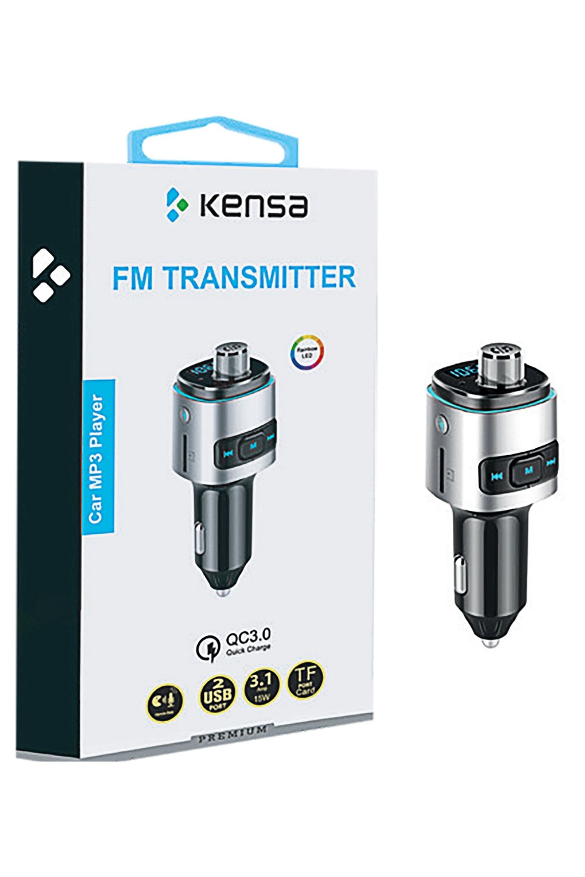 Kensa Kt-321 M3 Player Fm Fm Transmitter Bluetooth Araç Kiti