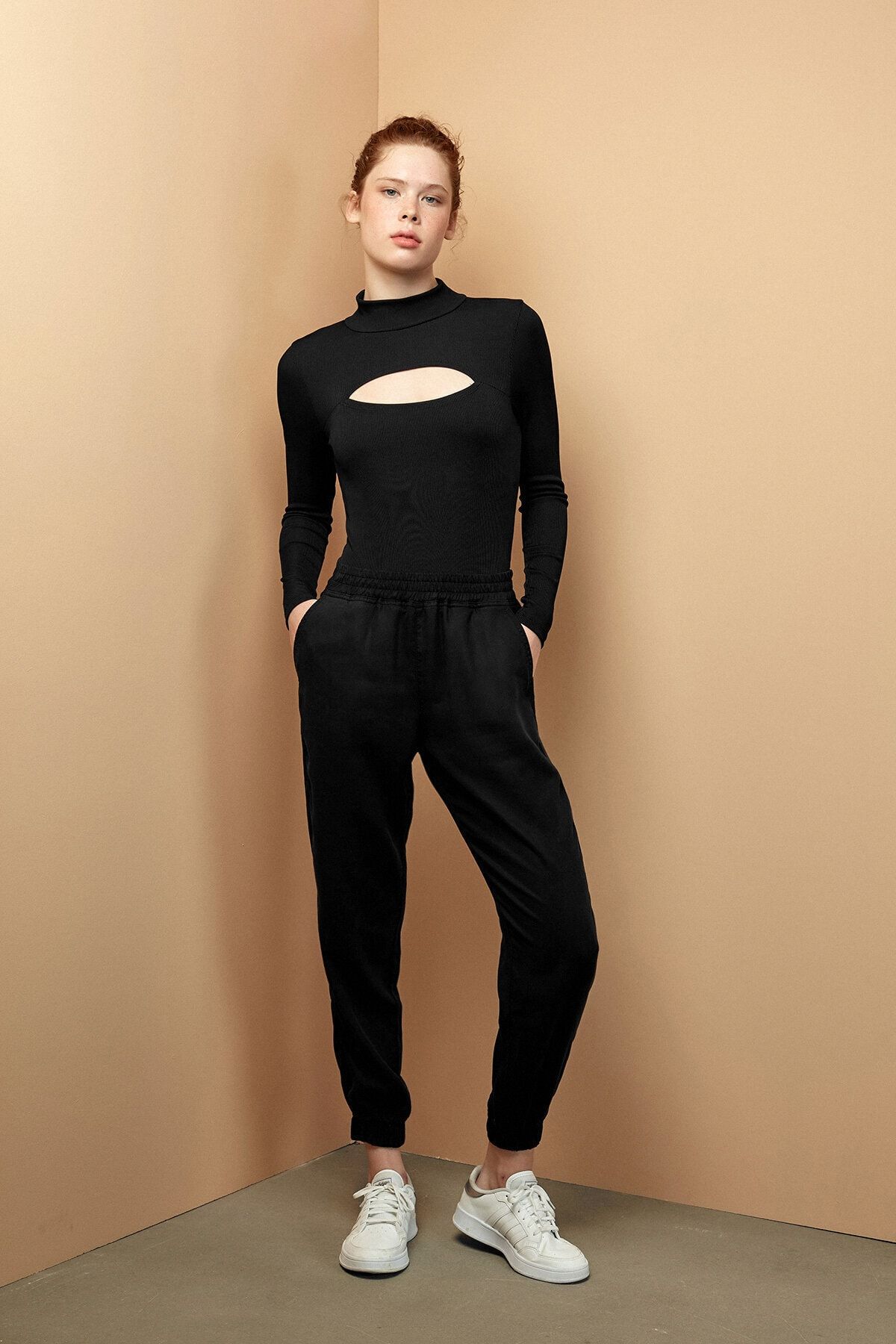 Penti Siyah Lyocell Jogger Pantolon