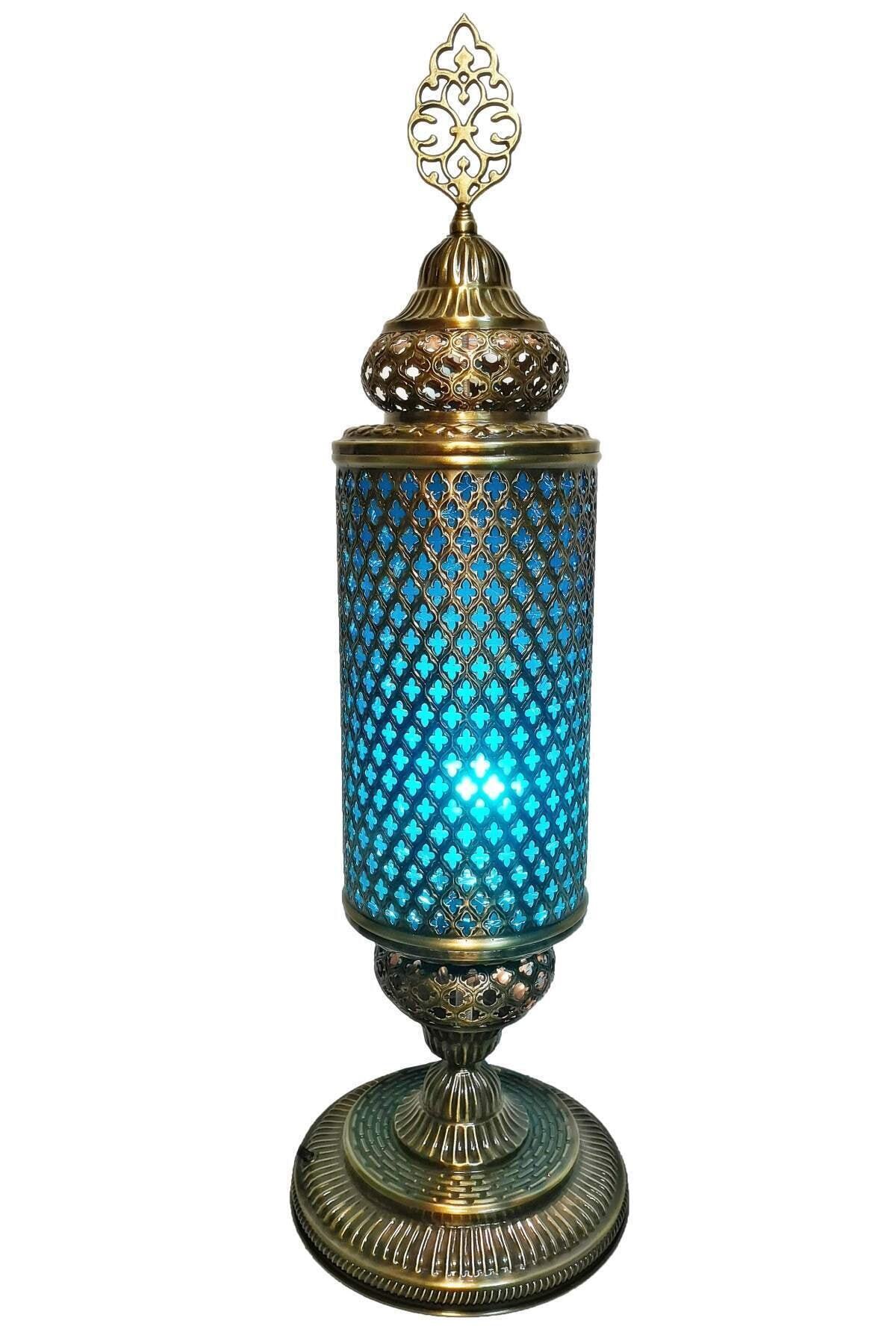 the istanbul lamp Osmanlı Dekoratif Sarı Pirinç Lamba O1210m