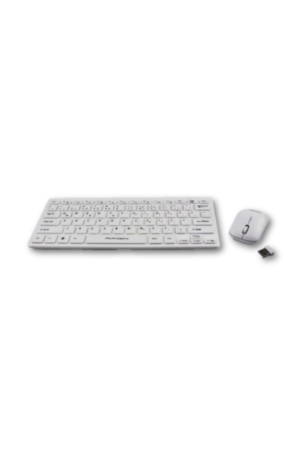 Platoon X90 Kablosuz Klavye Q Türkçe + Mouse Set 2.4 Ghz Wireless Pl-395