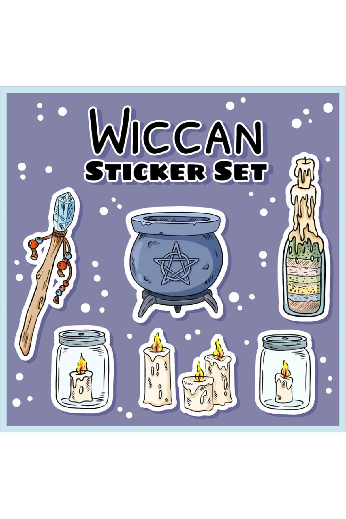 Ünsal Desing Cadı Stickers Set