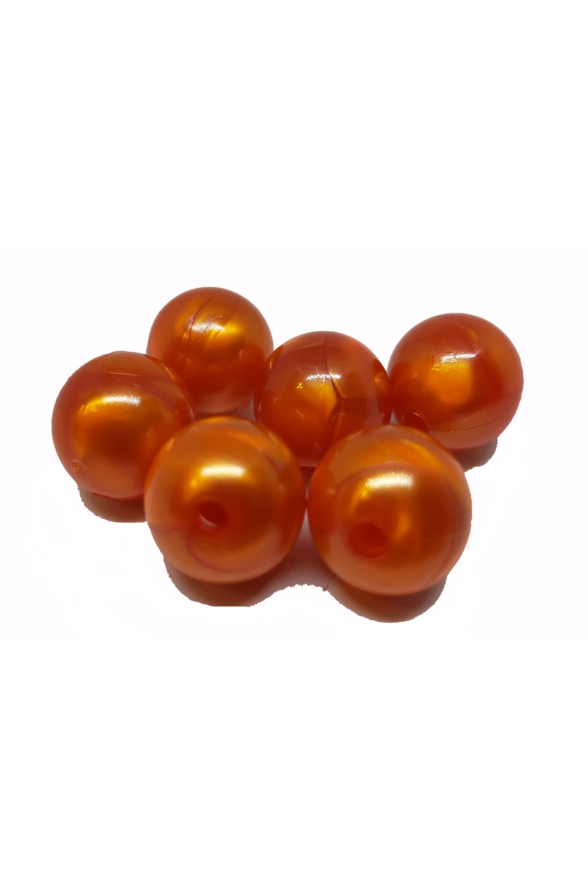 SAZAN RİG Koyu Turuncu Janjan Boncuk 14 Mm (dar Delik)