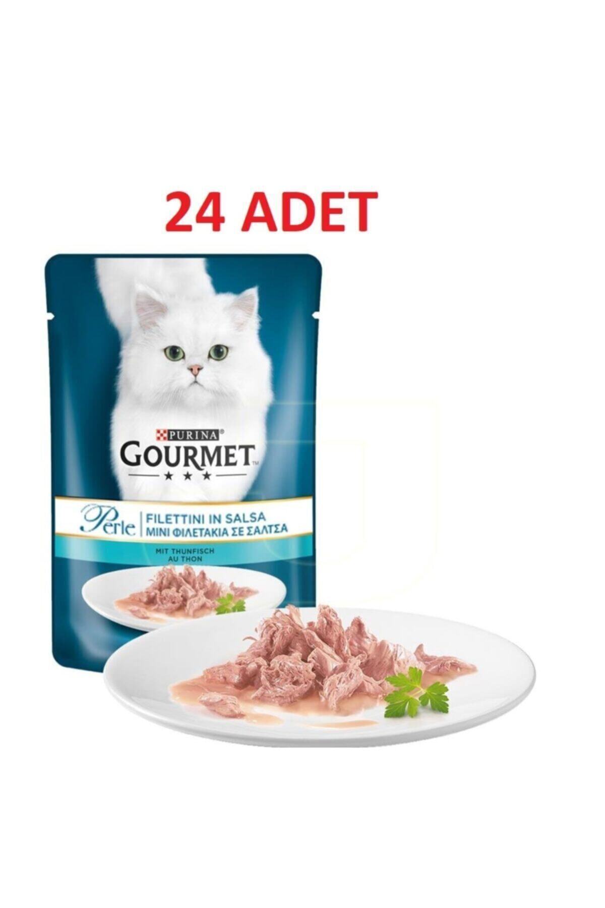 Purina Gourmet Perle Izgara Ton Balıklı Yaş Kedi Maması 85 Gr 24 Adet