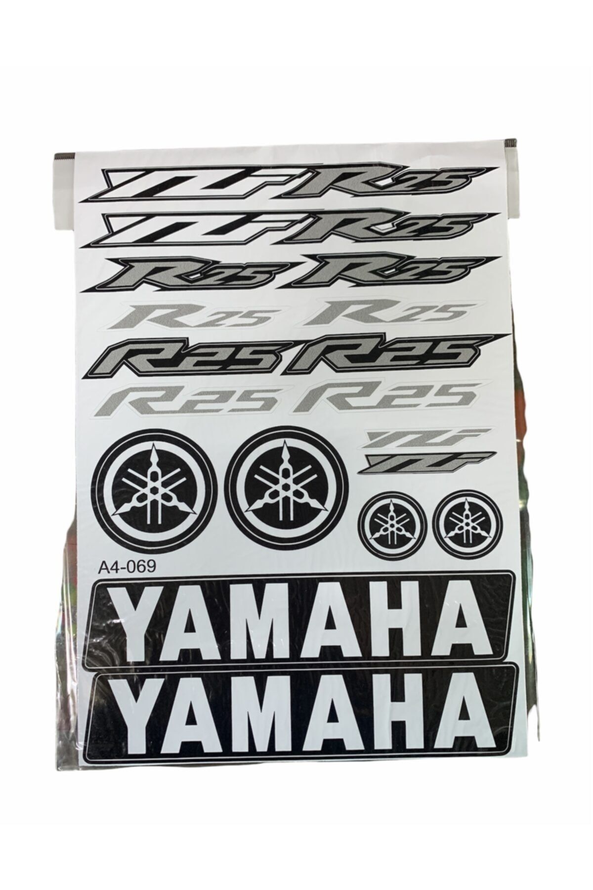 Gogo Motorsiklet Yapışma Sticker A4 Set 005