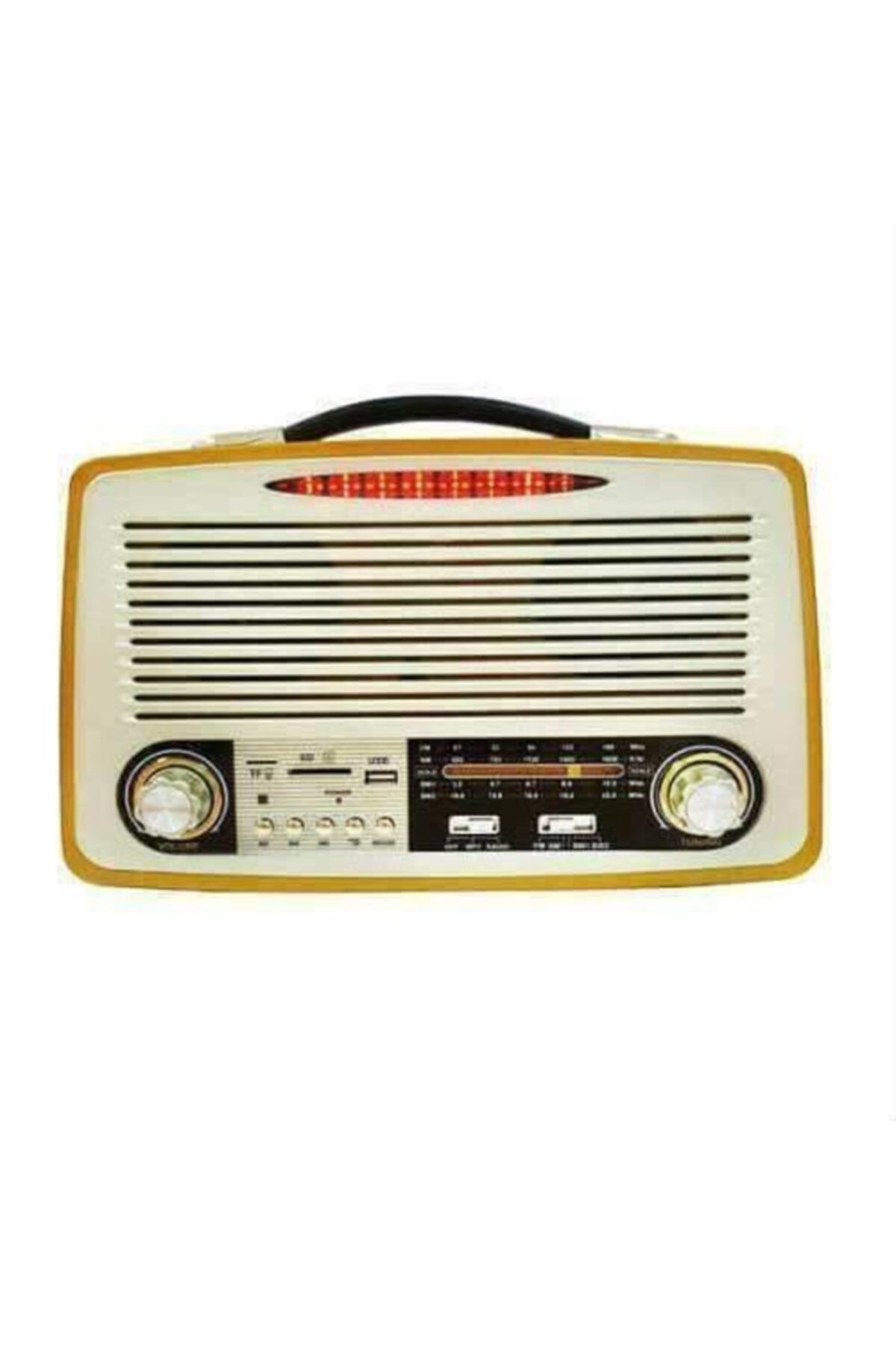 Zamak Ticaret Kemai Md-1700bt Nostalji Radyo Şarjlı Bluetooth Fm Radyo Usb Sd