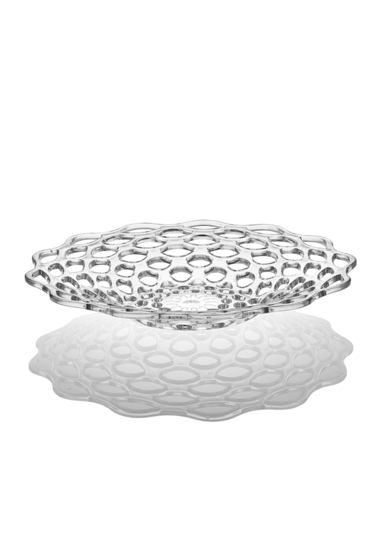 EW's Kitchenware Şeffaf Yayvan Meyve Tabağı