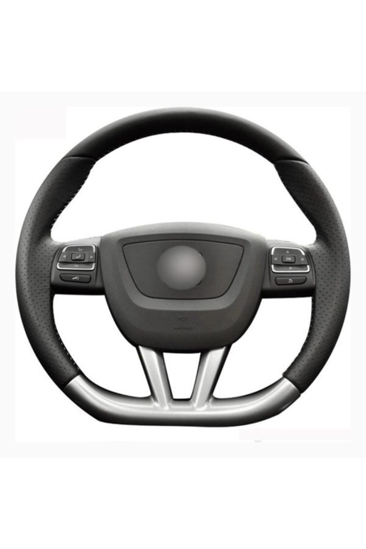 Fox Seat Leon 2009-12 Deri Direksiyon Kılıfı Araca Özel Dikmeli Dikişli