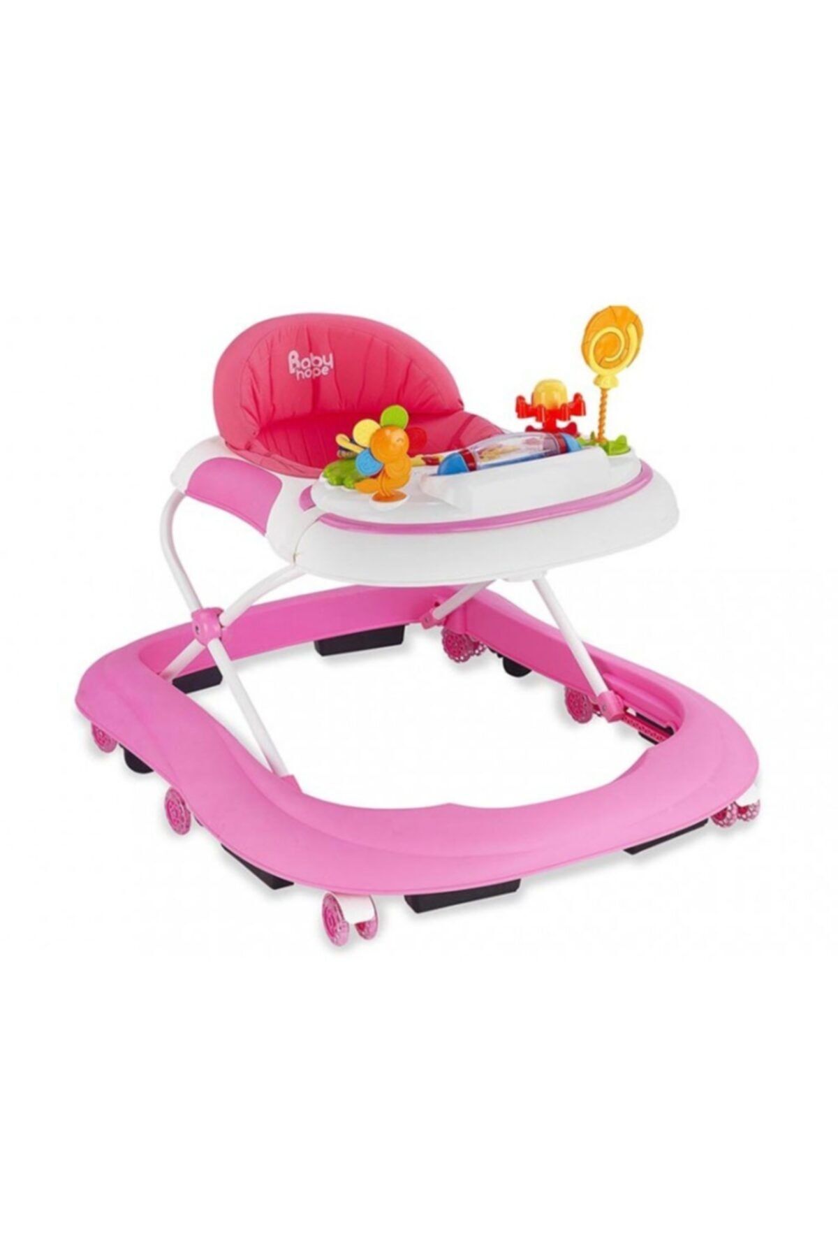 BabyHope Yılın Ilk Fırsatları - 213 Star Yürüteç Pembe - ™ Beyaz At®
