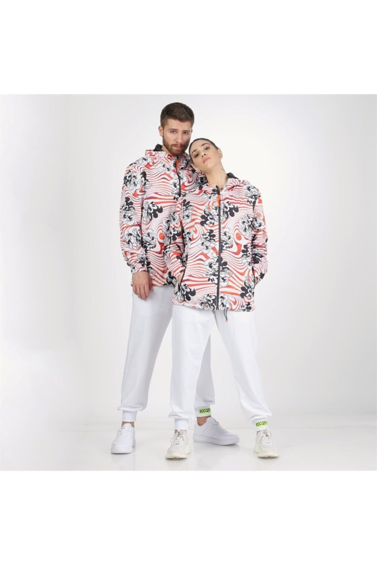 Rocqerx R- 1880 Baskılı Mickey Mouse Yağmurluk