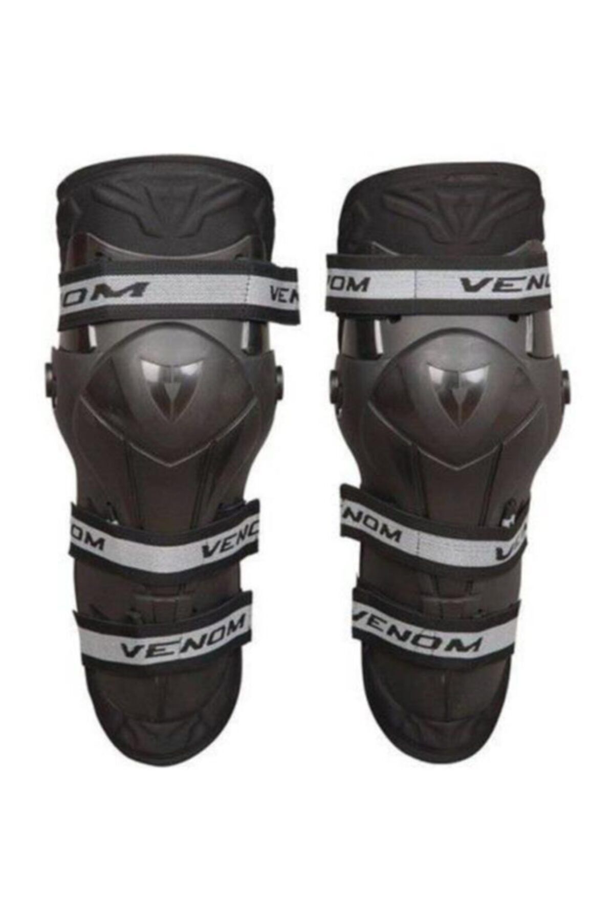 Motobisavm Mx-venom Dizlik Vn-07 Reflektörlü Siyah