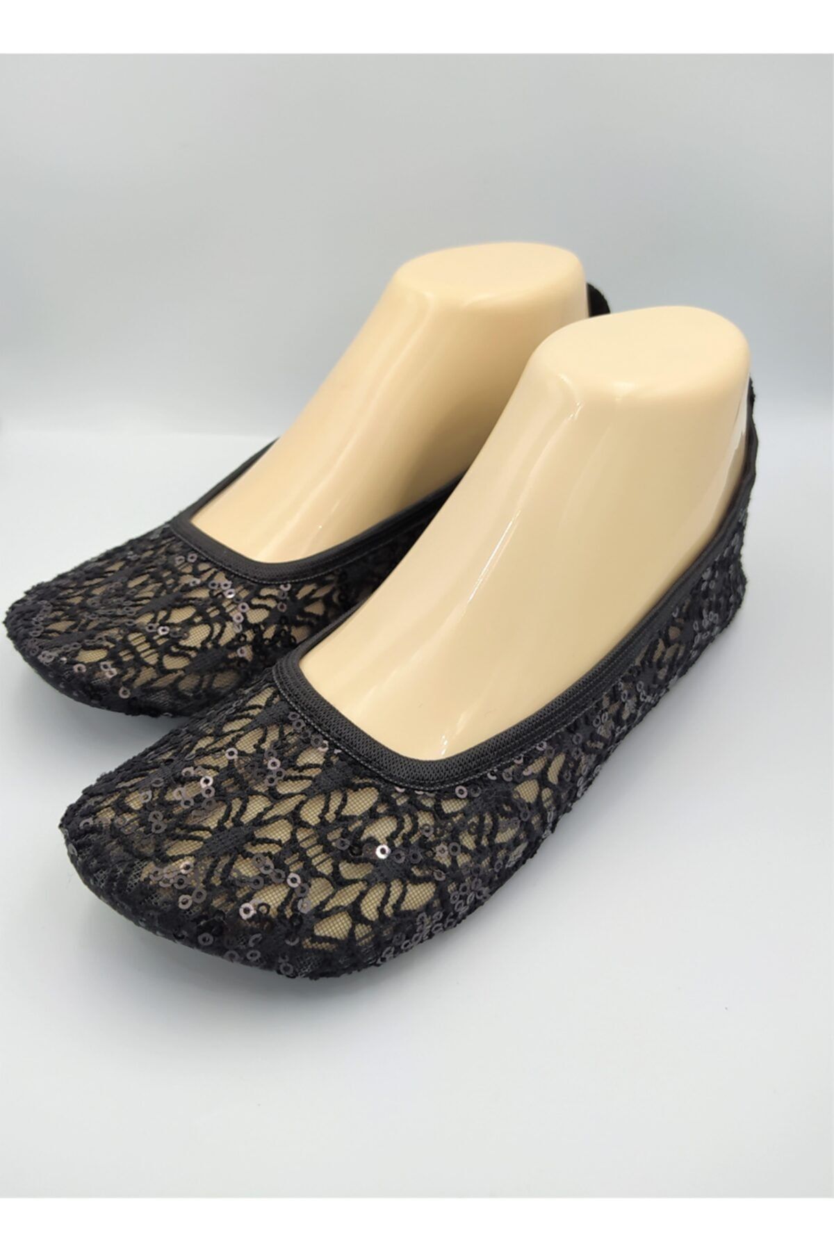 ipek butik Pullu Güpürlü Ev Pisipisi Ev Ayakkabısı Ev Patiği
