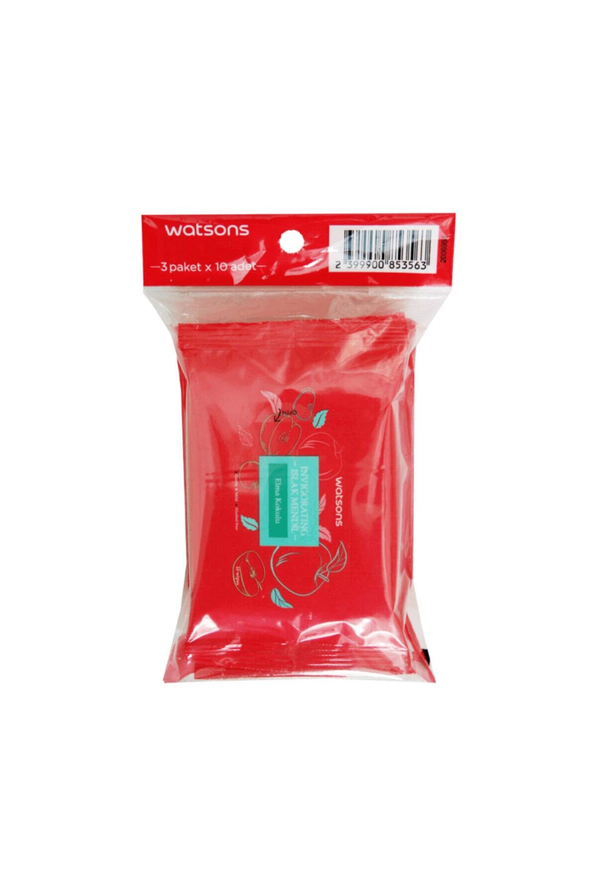 Watsons Elma Kokulu Islak Mendil 3'lü Paket