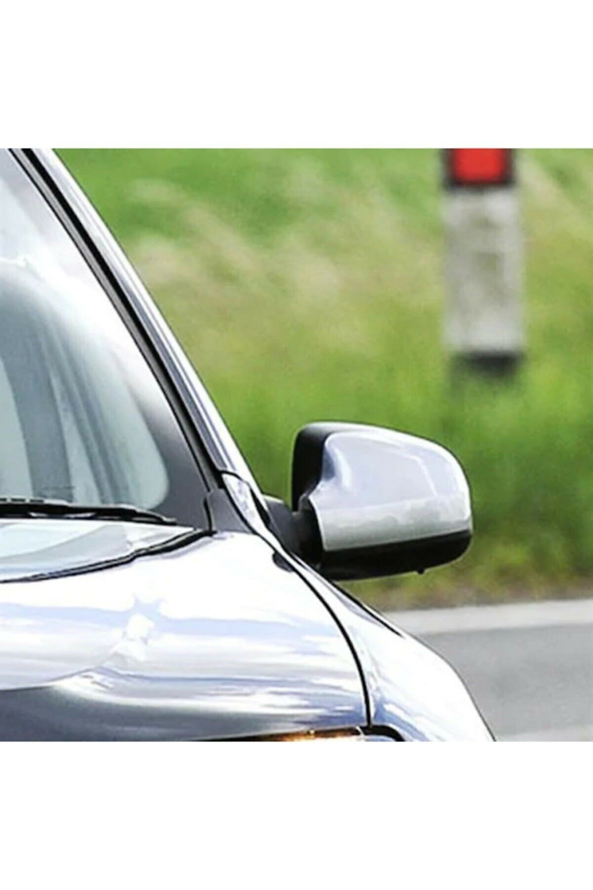 ANDOTOAKSESUAR Dacia Duster 2010-2014 Dacia Duster Uyumlu Krom Ayna Kapağı 2 Parça 2012-2017 Paslanmaz Çelik