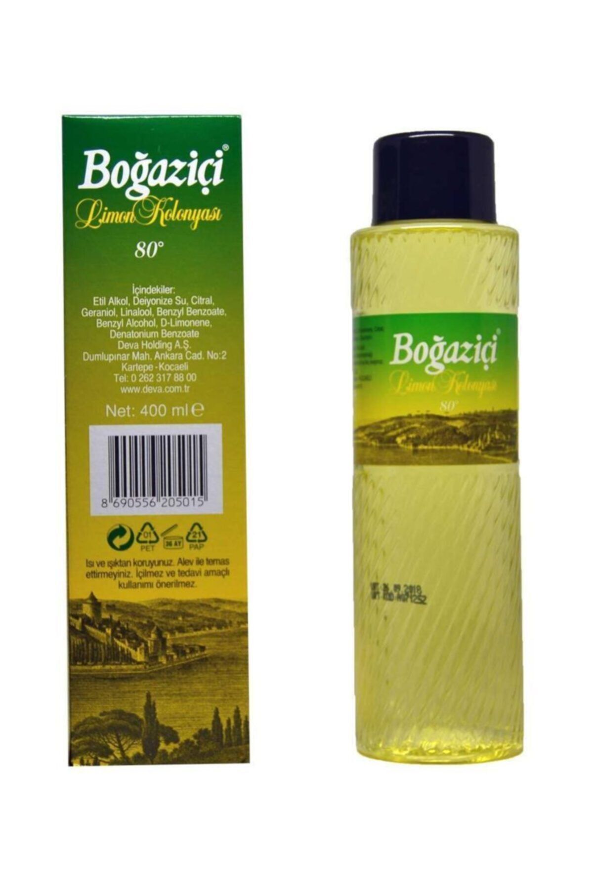 Boğaziçi Kolonya 400 ml 12 Adet