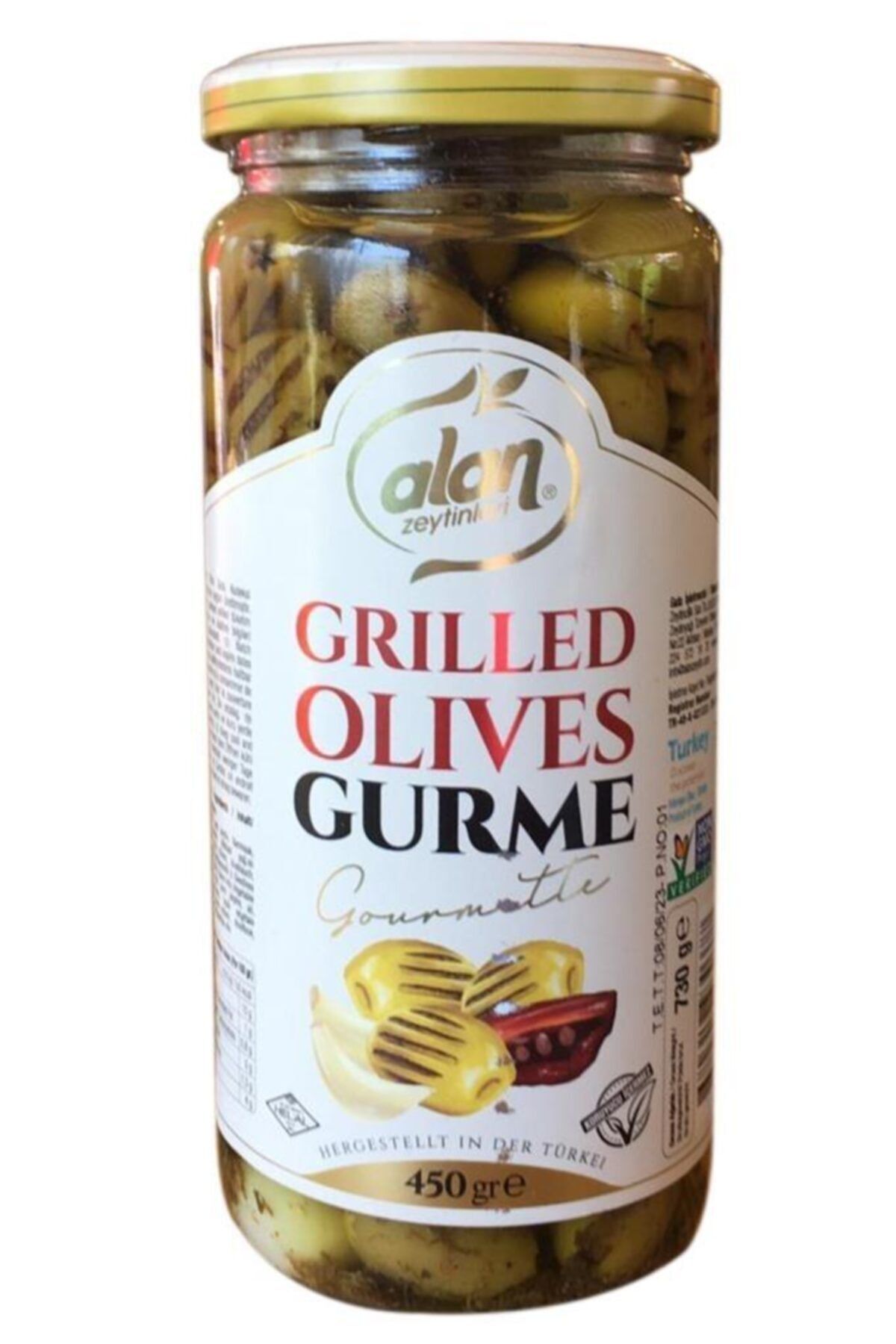 Gurmepark Alan Izgara Yeşil Zeytin 450g