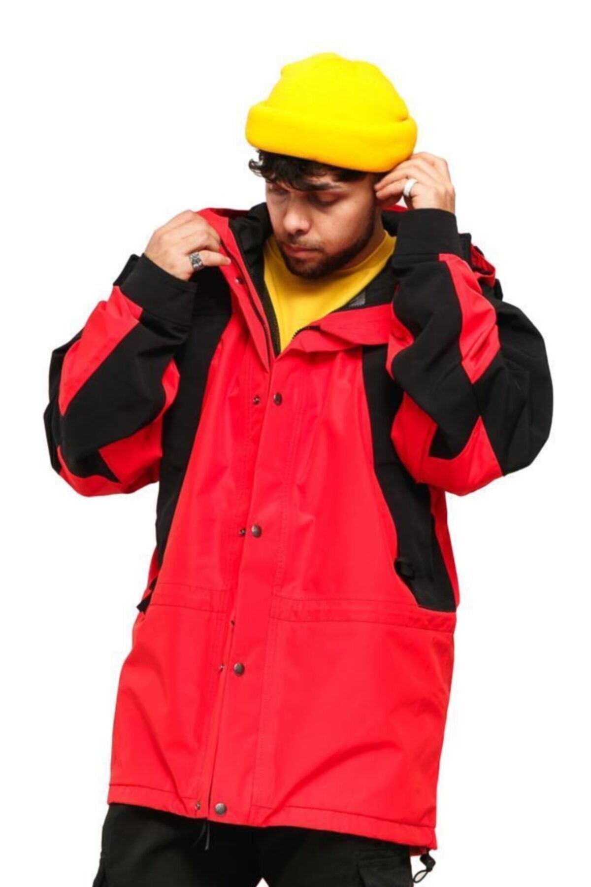 THE NORTH FACE 1994 Retro Mountain Light Erkek Mont Kırmızı
