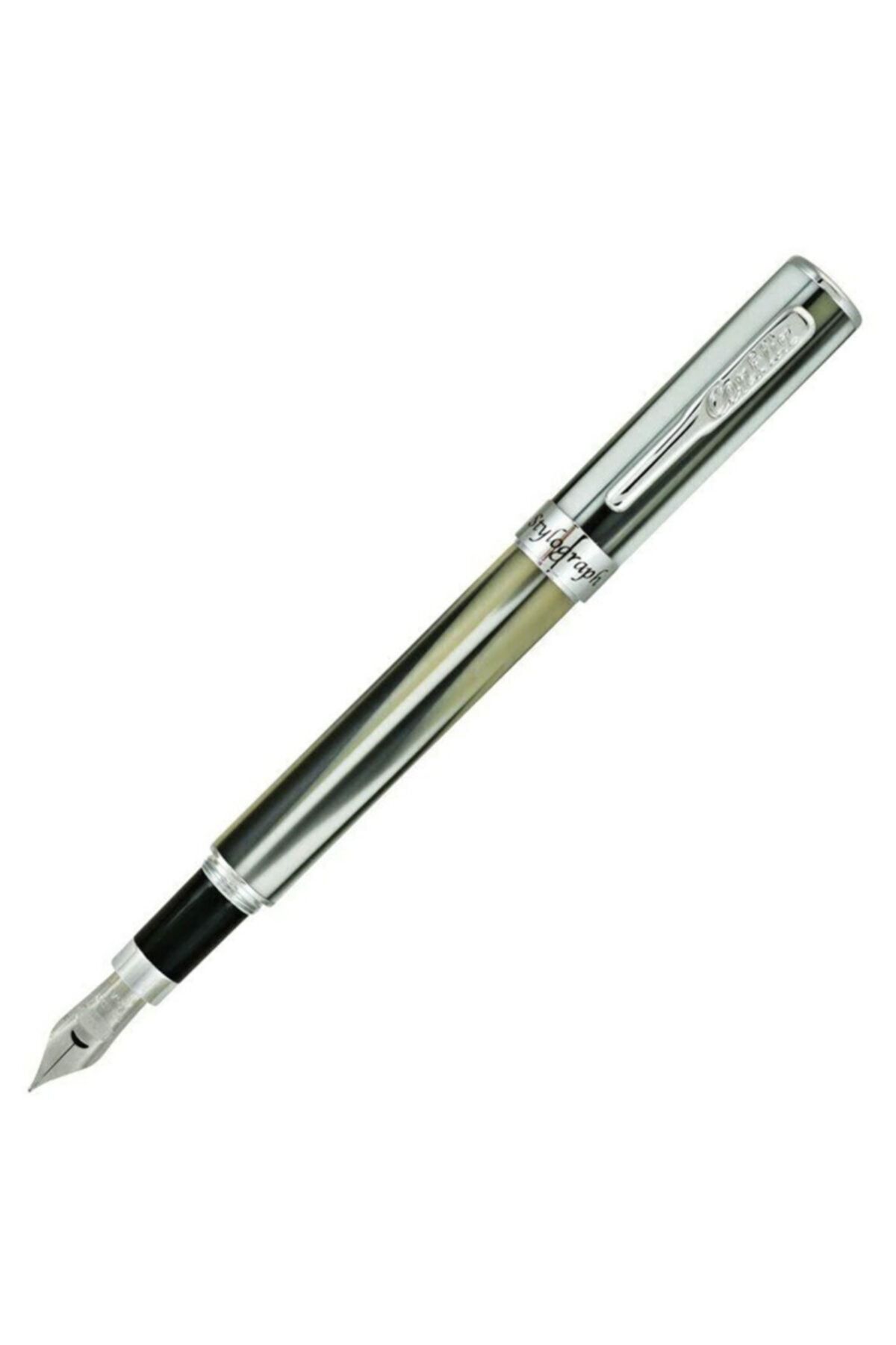 Conklin Stylograph Dolma Kalem Matte Polar White M Uç Ck71612