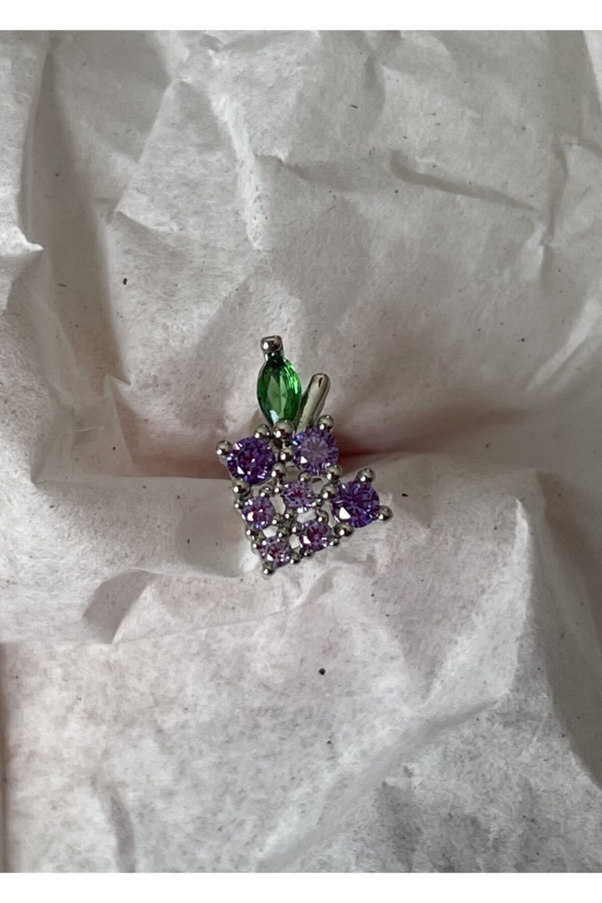 KİLİGİSTANBUL Gümüş Renk Üzüm Piercing
