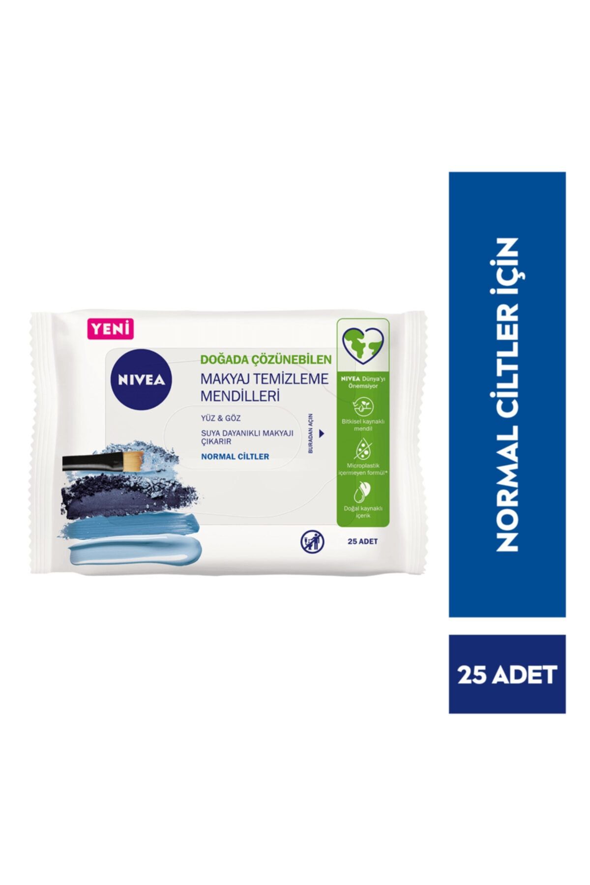 Nivea Makyaj Temizleme Mendili Normal Ciltler 25 Adet