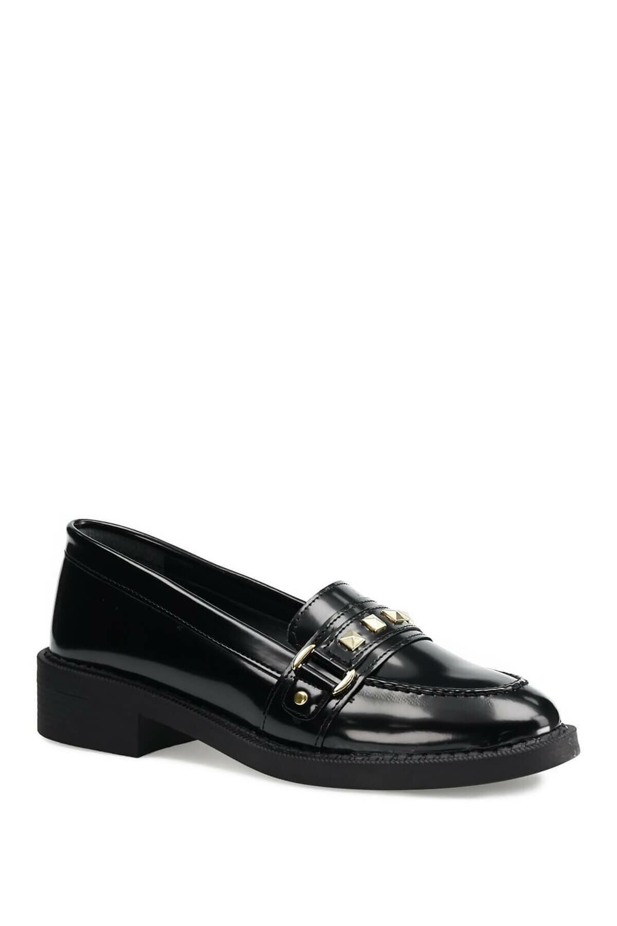 Butigo 21k-204 1pr Siyah Kadın Loafer Ayakkabı