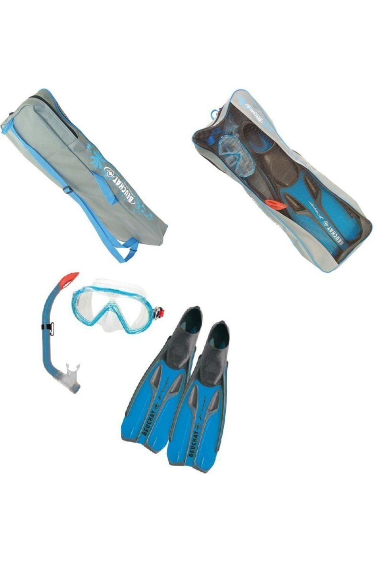 Beuchat Voyager Palet Maske Şnorkel Set 36-37