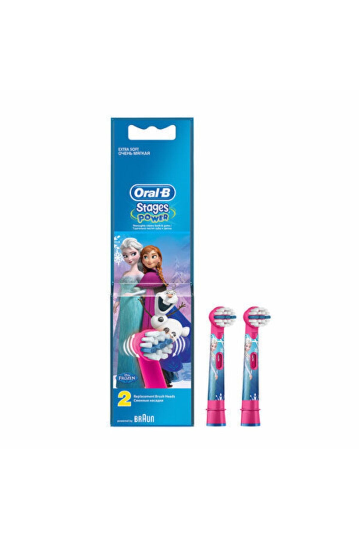OralB Yedek Başlık Stages Çocuklar Için, Frozen 2 Adet
