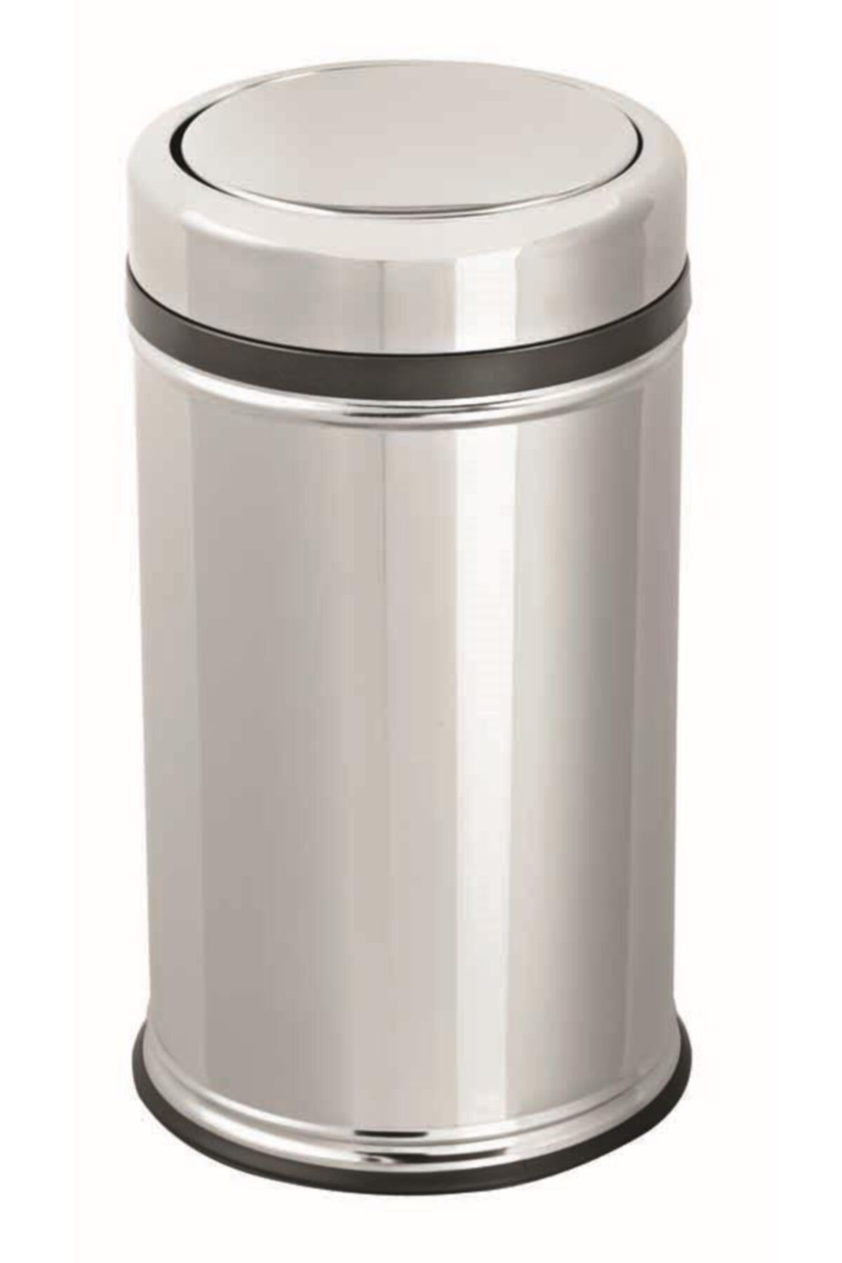 Flosoft Pratik Kapaklı Metal Çöp Kovası 8 Lt Ft495