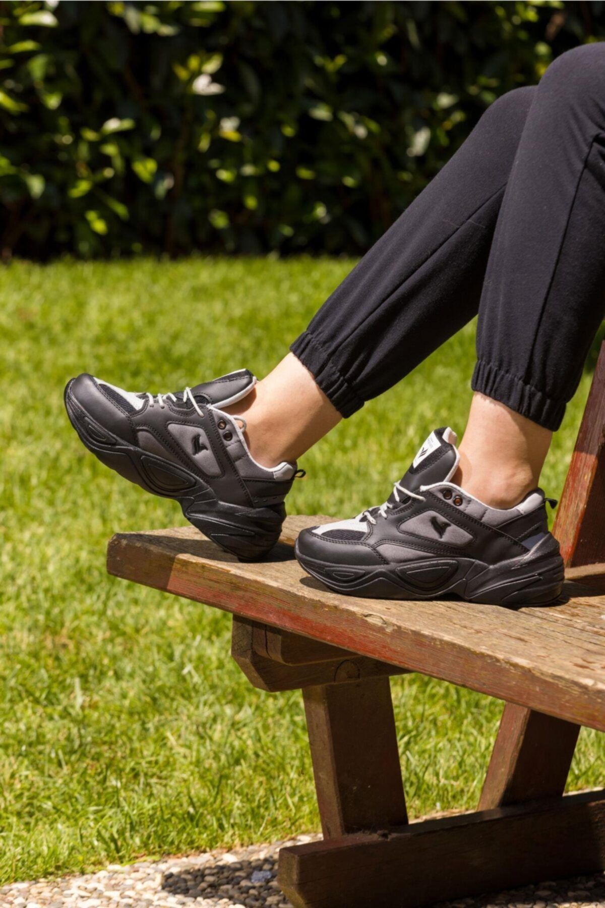 George Phoenix Tech Gri Siyah Unisex Sneaker