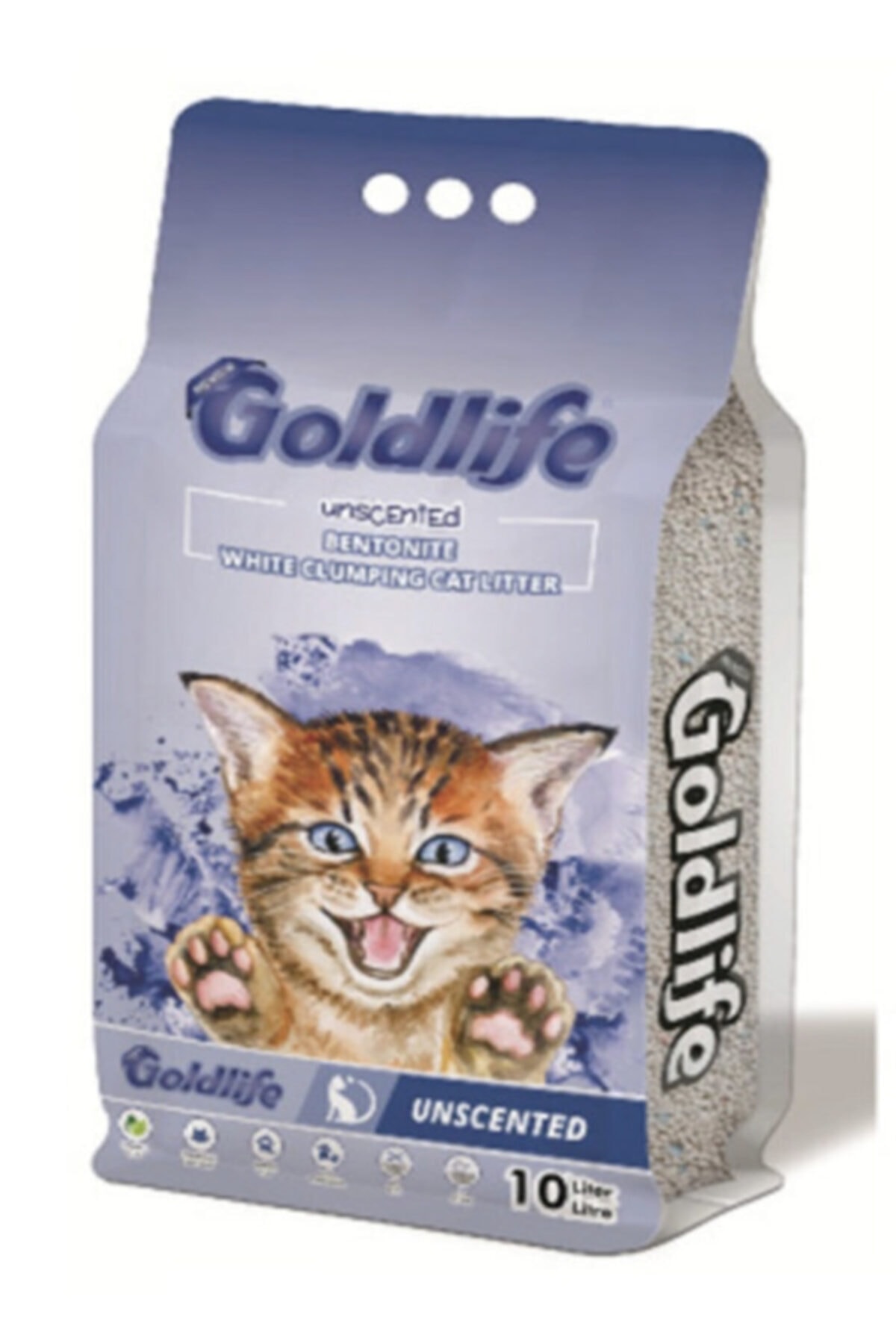 Goldlife Gold Life Kedi 10lt Kumu Kokusuz Ince Taneli