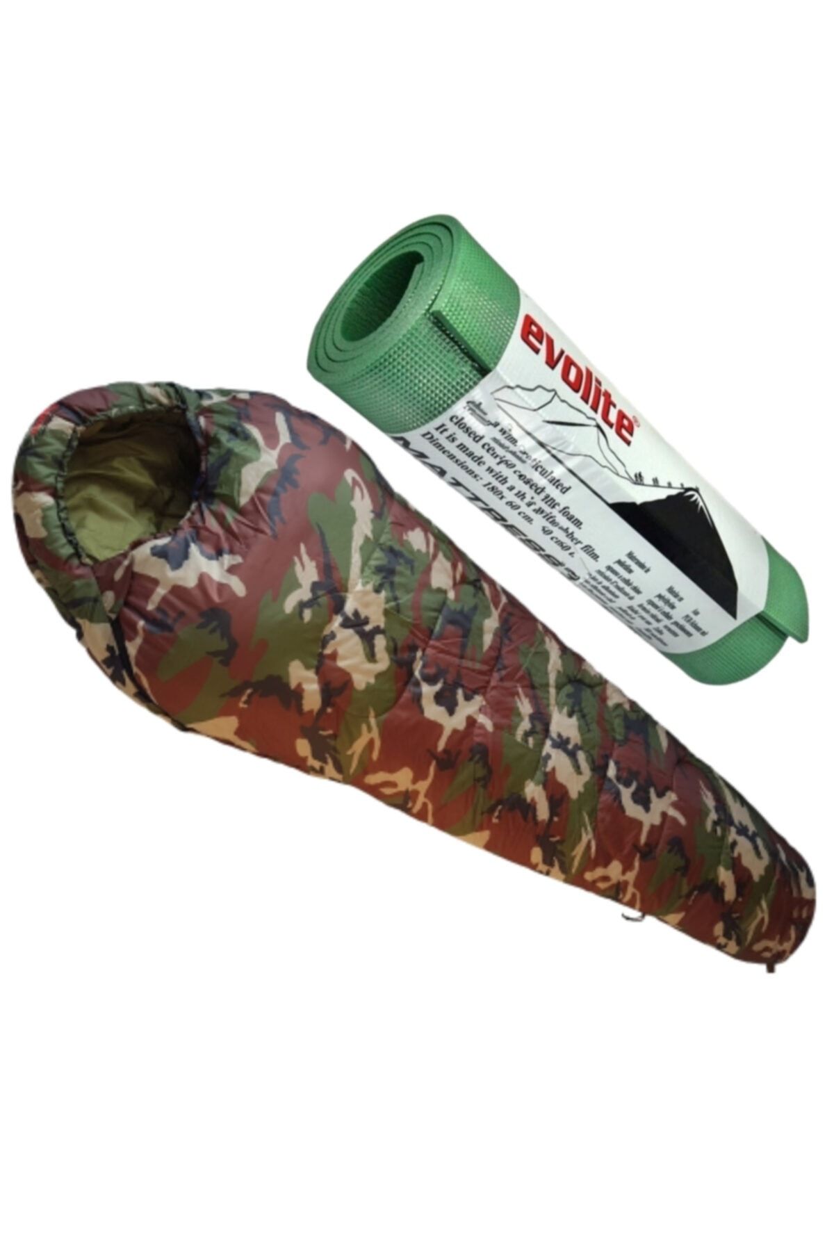 Evolite Waterproof Alaska Pro Uyku Tulumu Mat Seti Eksi -15ºc