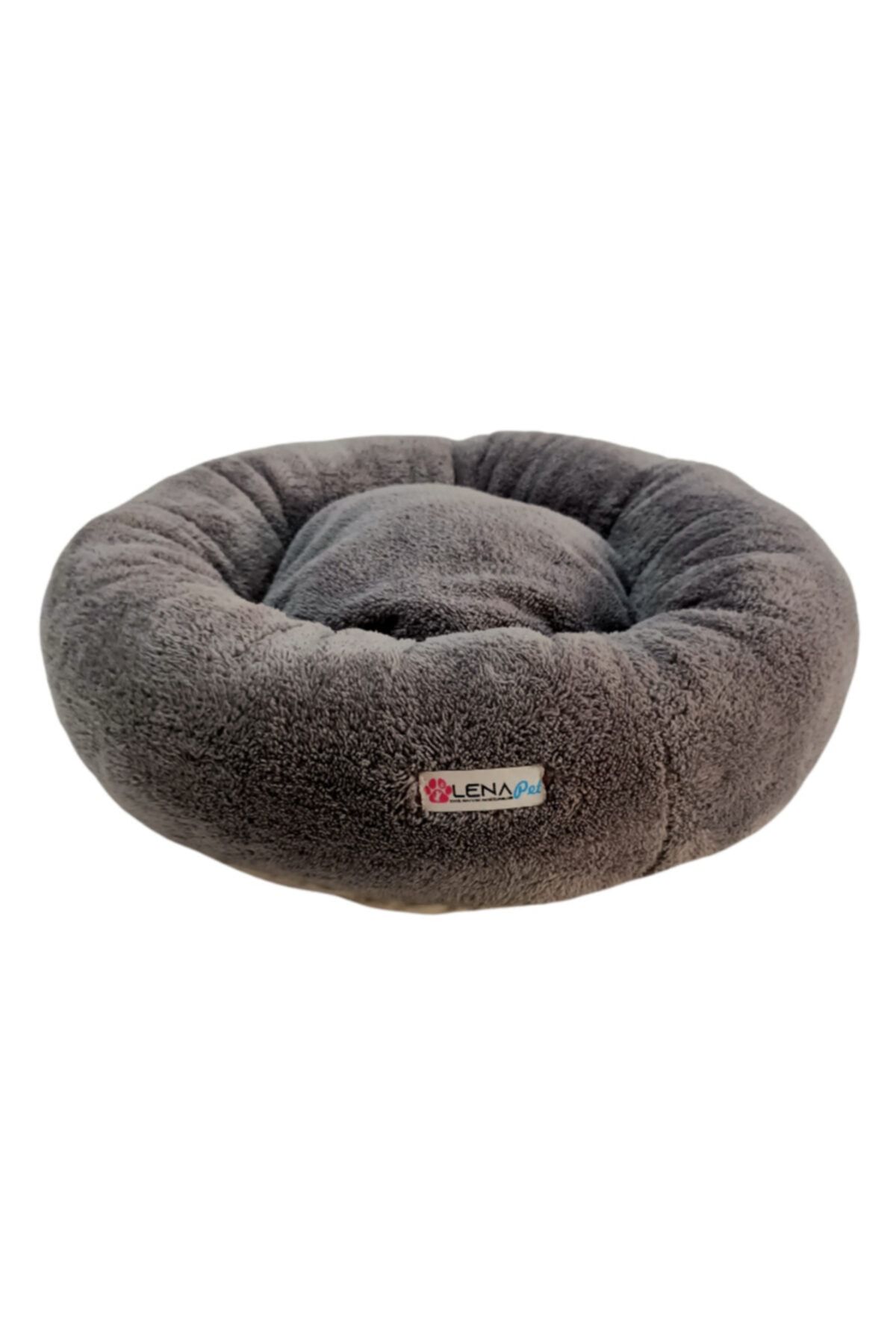 Lena Pet Welsoft Simit Kedi Ve Köpek Yatağı 50x50cm Antrasit