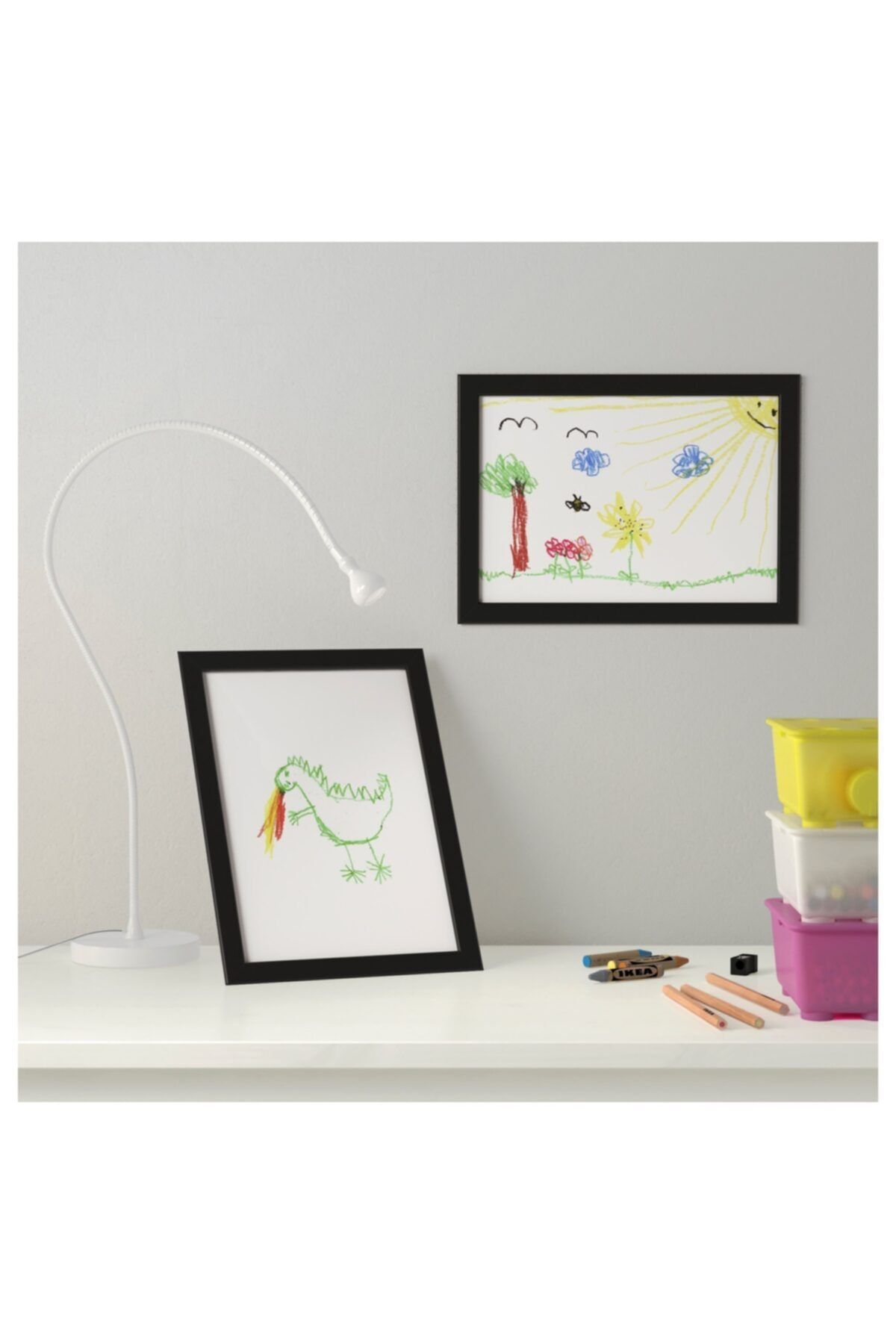 IKEA Fıskbo 21x30cm A4 Çerçeve Siyah