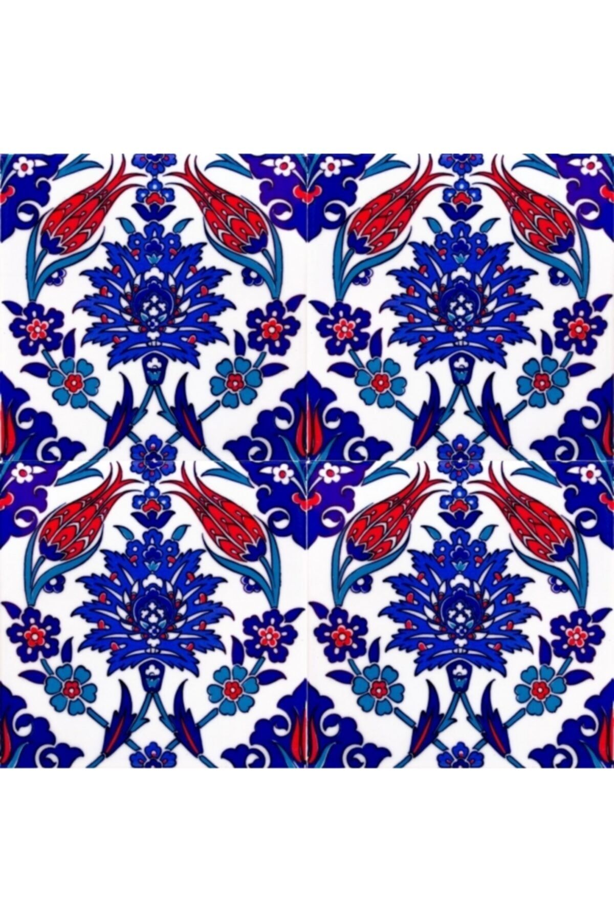 Kütahya Çini Yapı Tasarım Ac04 20x20 cm 1 m2 Cami Çinisi- Çini Karo