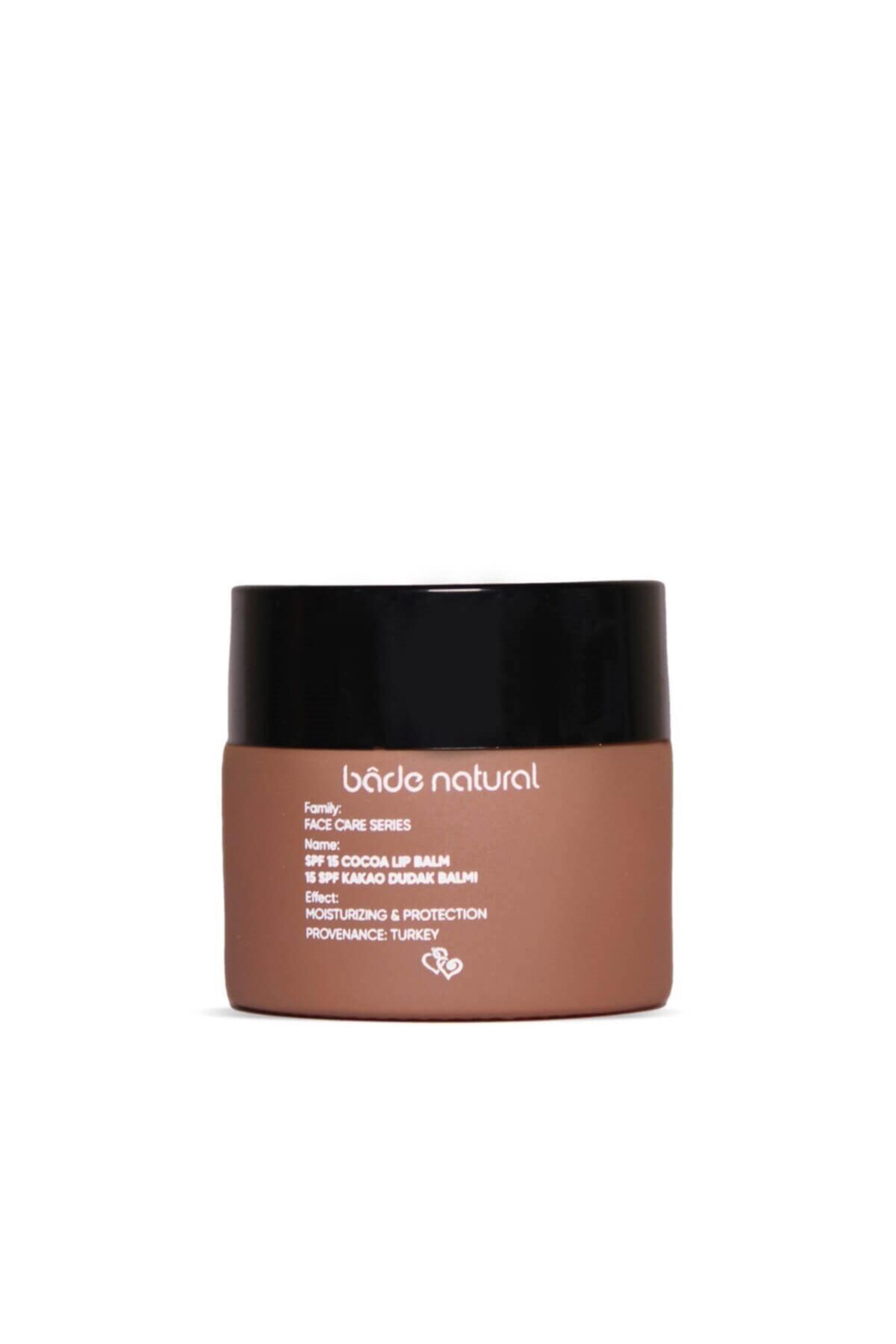Bade Natural 15 Spf Kakao Dudak Balmı 10 ml