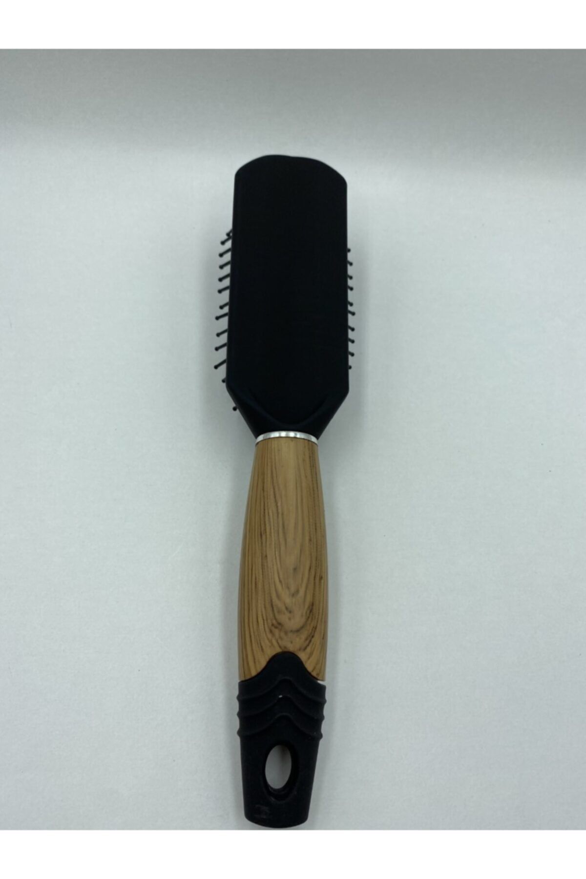 Luxaccessories Siyah Bambu Saplı Kadın Tarak