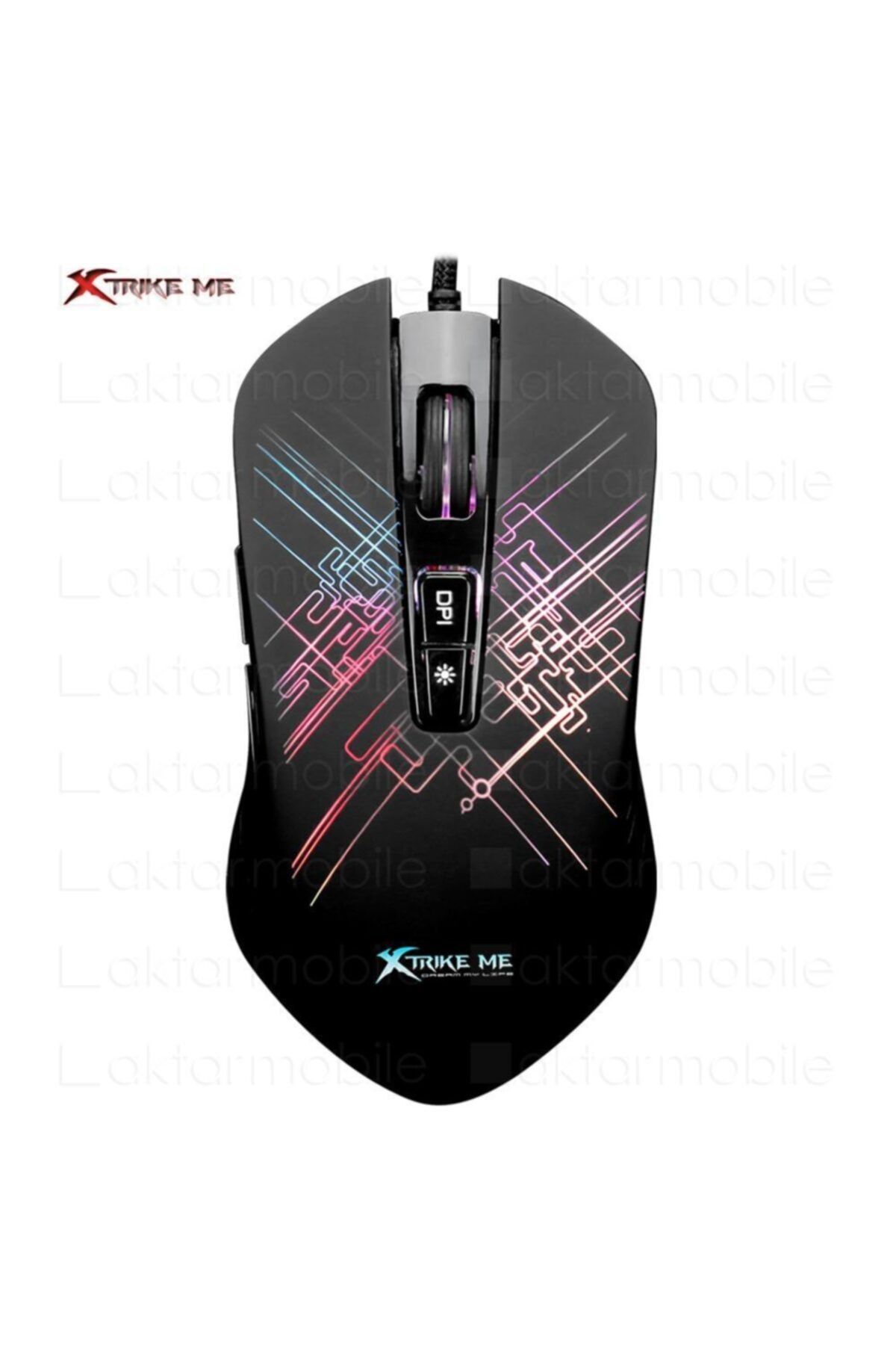 AktarMobile Xtrike Me Rgb Işıklı Gaming Mouse 4800 Dpı 7 Tuşlu 1000 Hz Yenileme Hızı Oyuncu Mouse