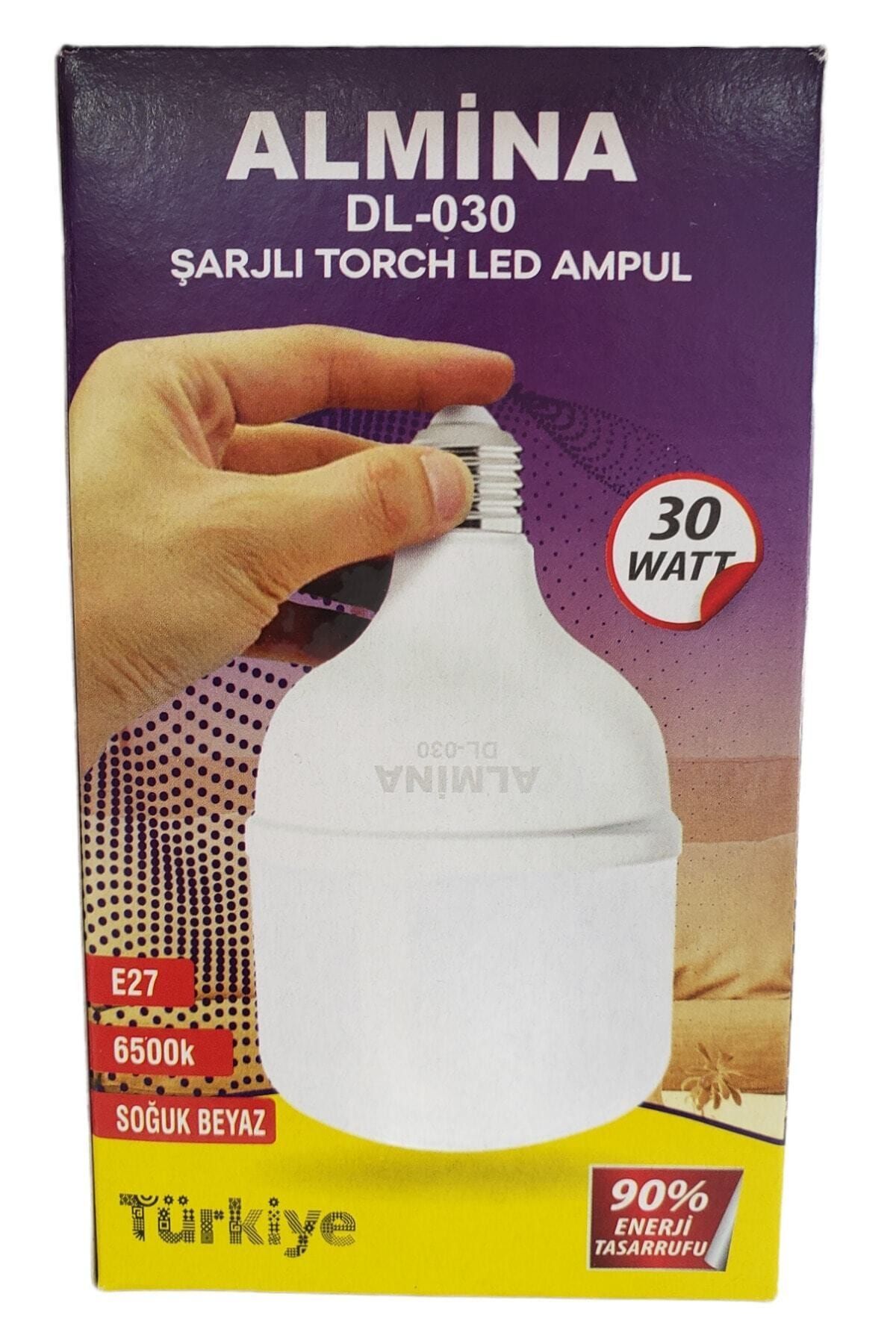 GOLD SRC Almina 30w Dl-030 Şarjlı Torch Led Ampul