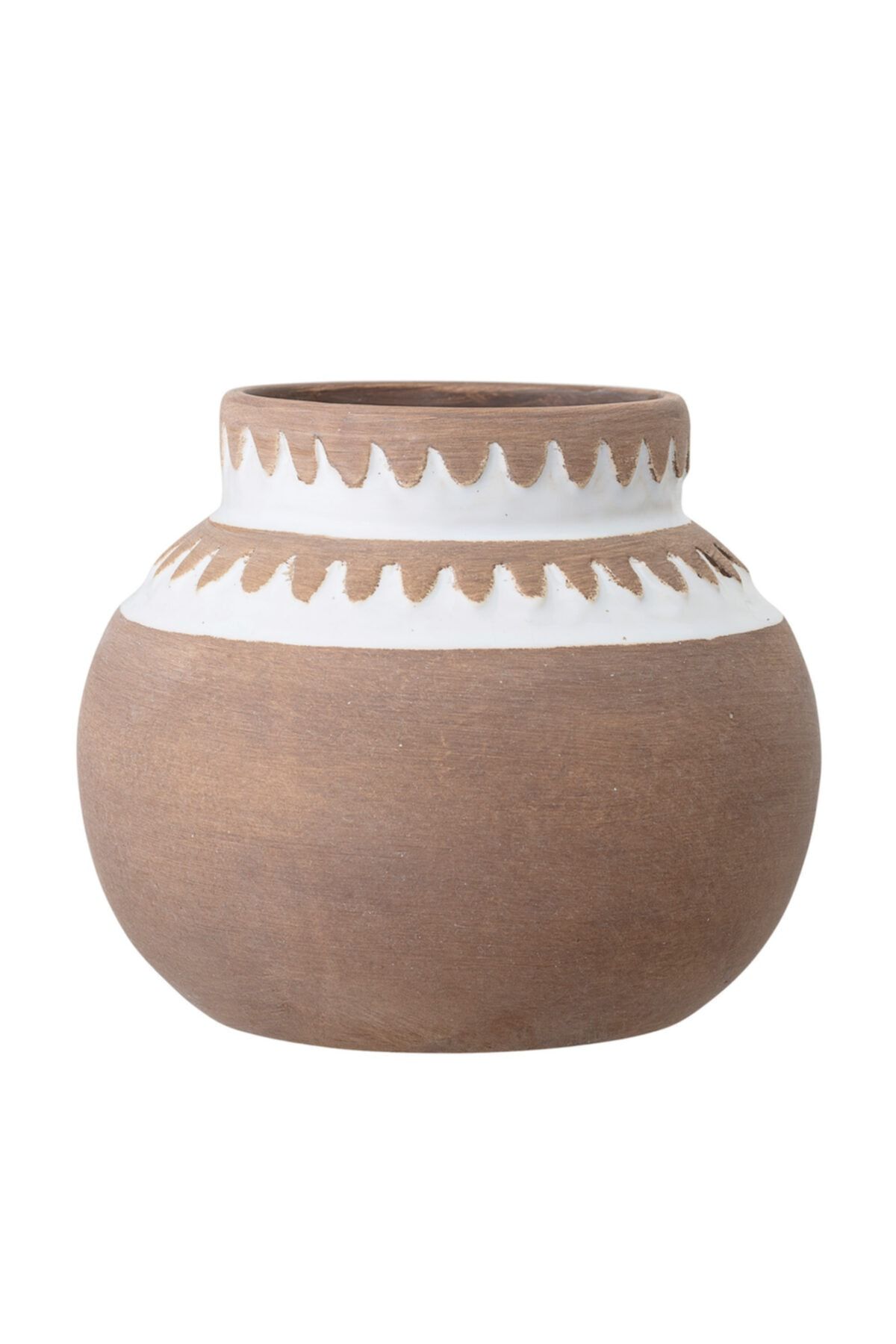 Warm Design Bej Terracotta Saksılık