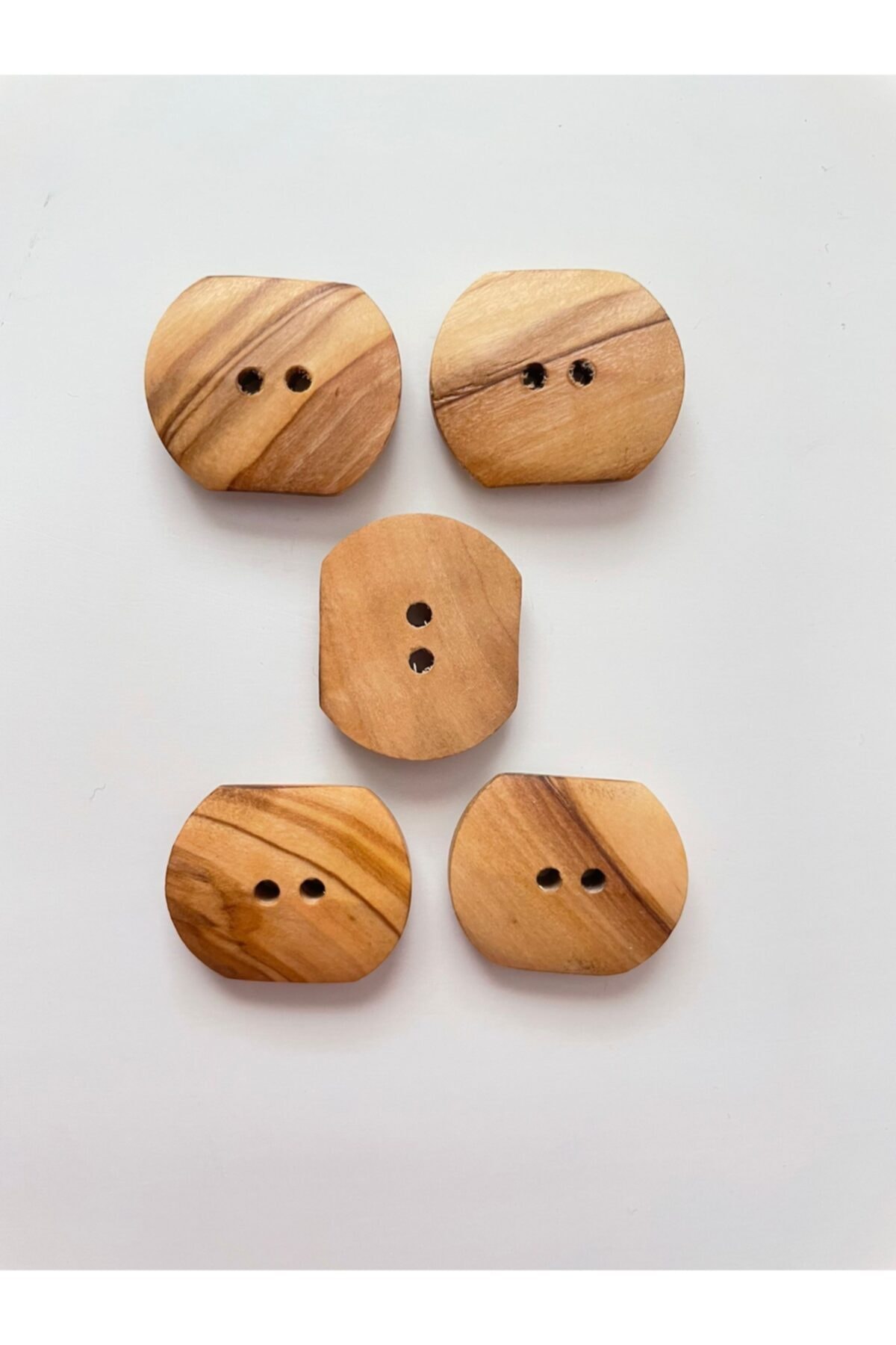 Ahşap Orjinal Düğme (5 Adet)