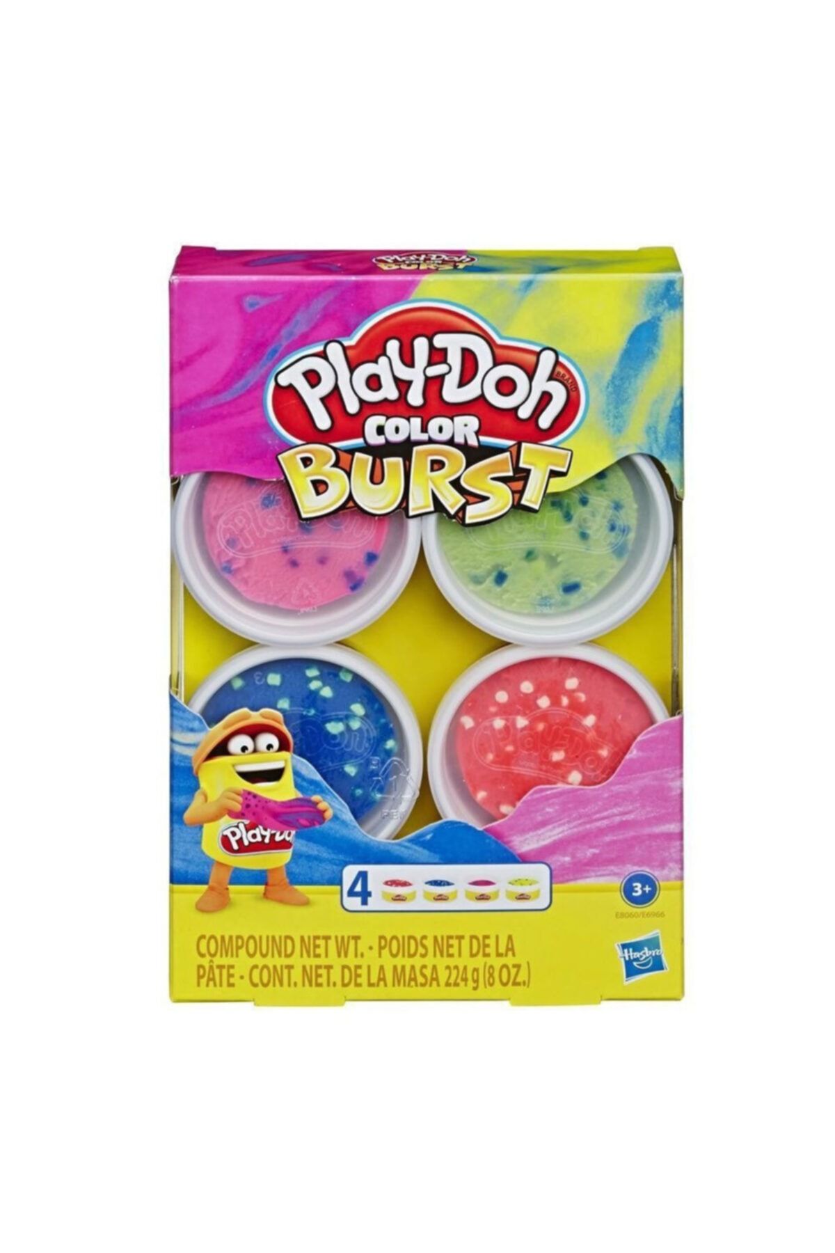 Play Doh Renkli Seri Çekim 4lü Paket E6966-e8060