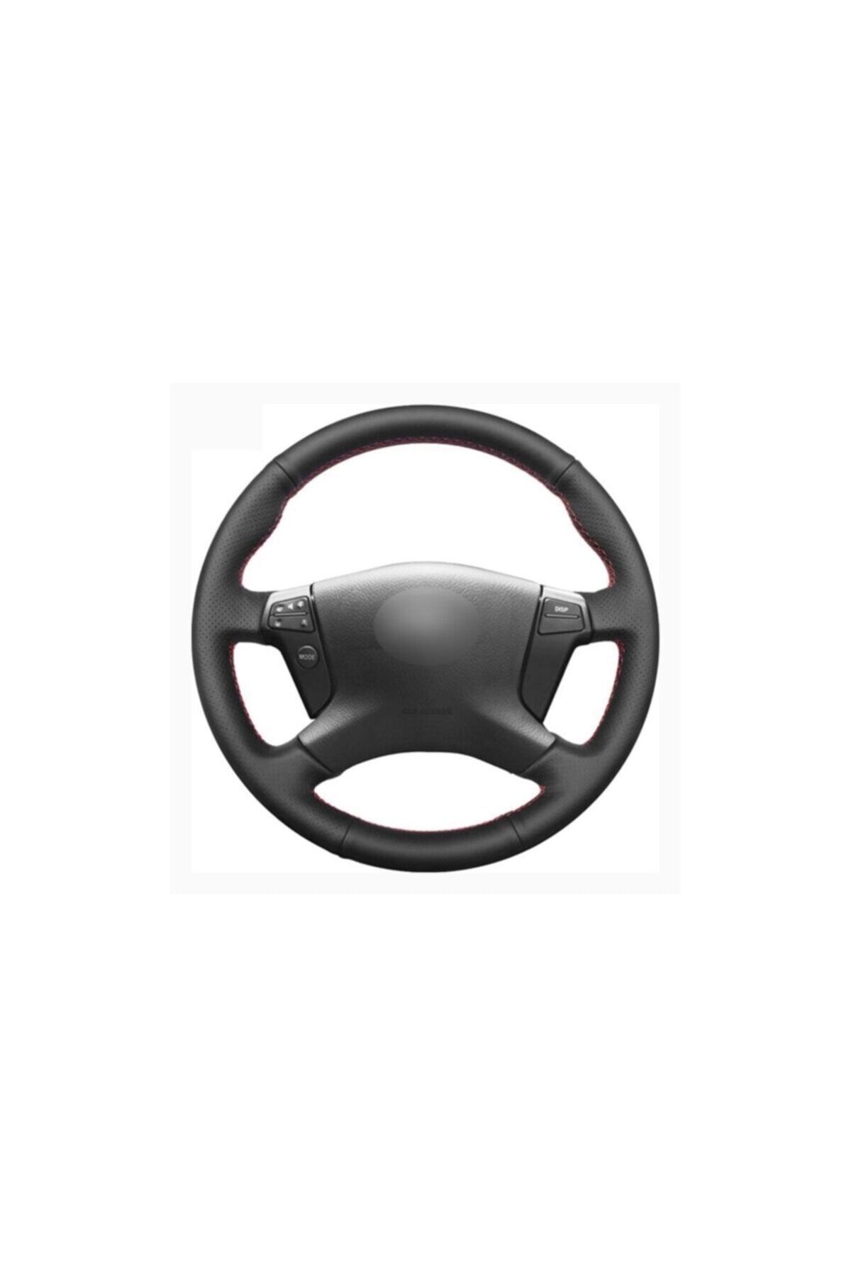 Loggia Oto Toyota Verso 2011-15 Araca Özel Dikişli Deri Direksiyon Kılıfı