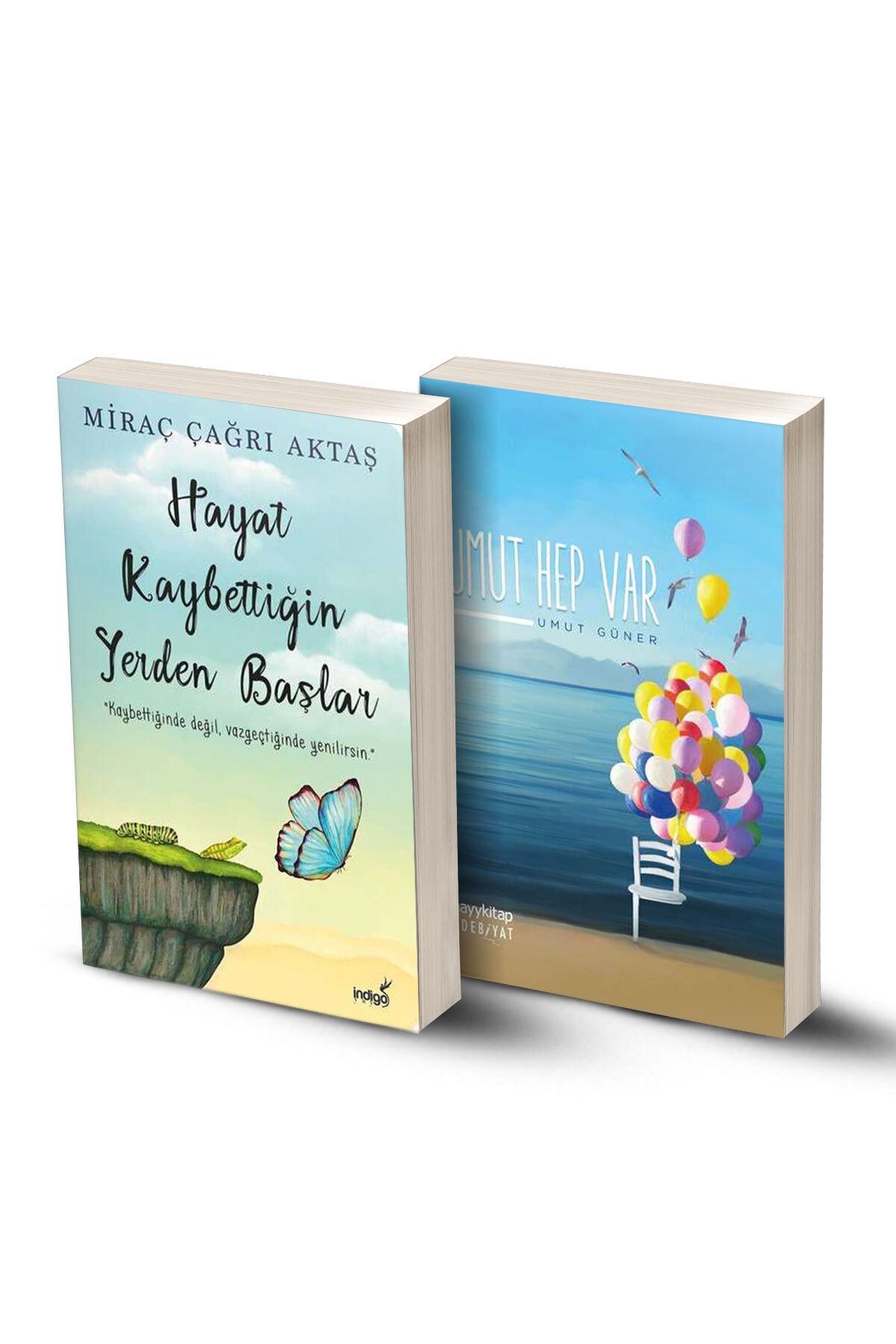 KOLEKTİF 2 Kitap / Hayat Kaybettiğin Yerden Başlar - Umut Hep Var