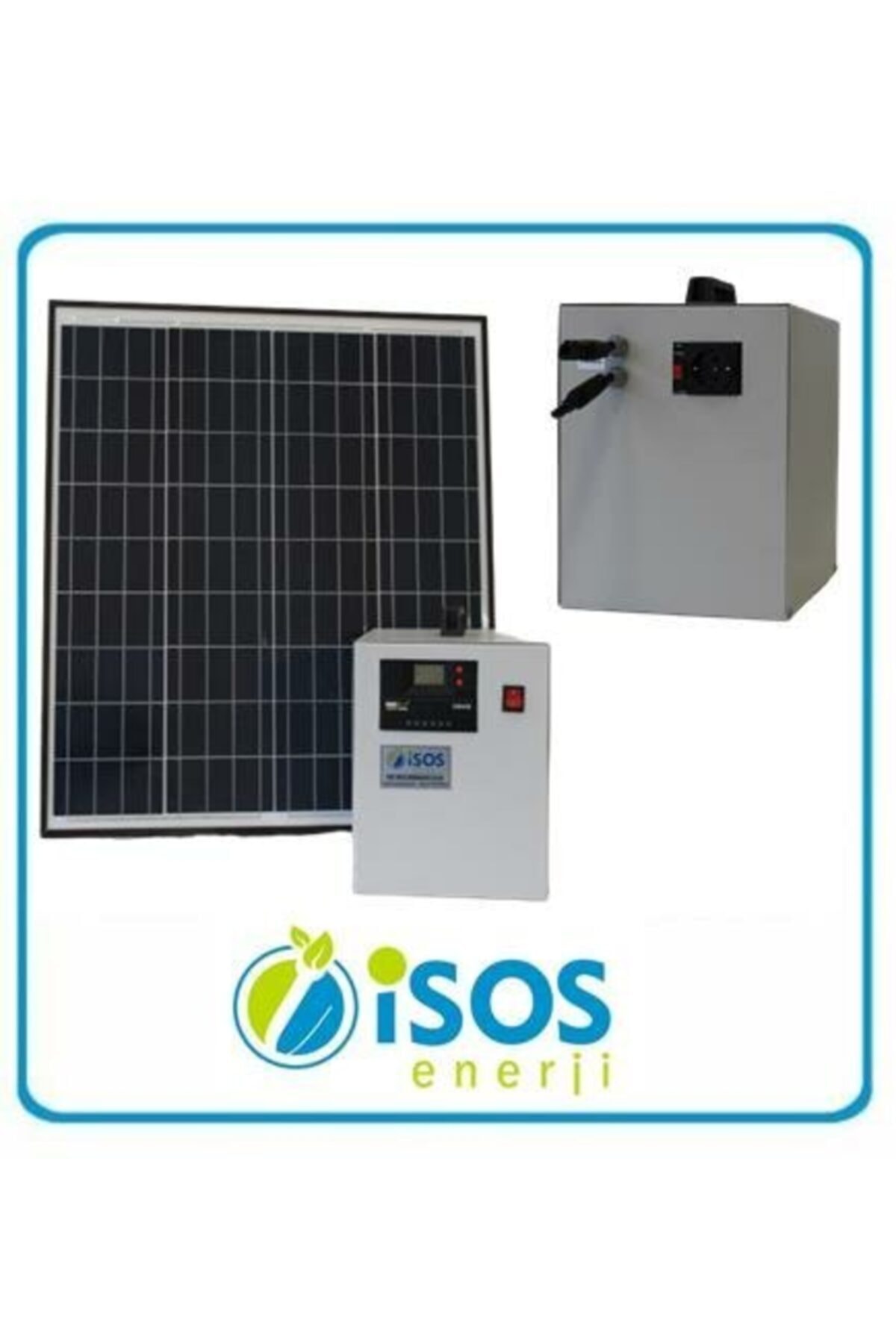 isos enerji 480 Watt Güneş Enerjili Mini Tv+aydınlatma Paketi